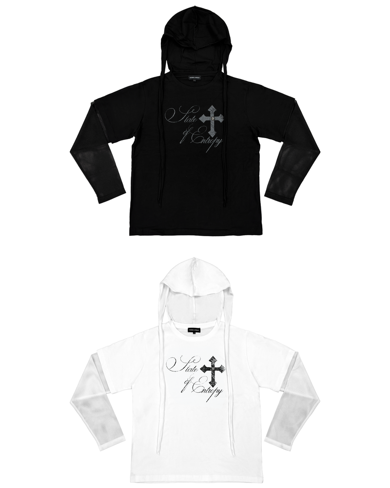 【Rosen Kreuz】RUIN LAYERED MESH LONG SLEEVE