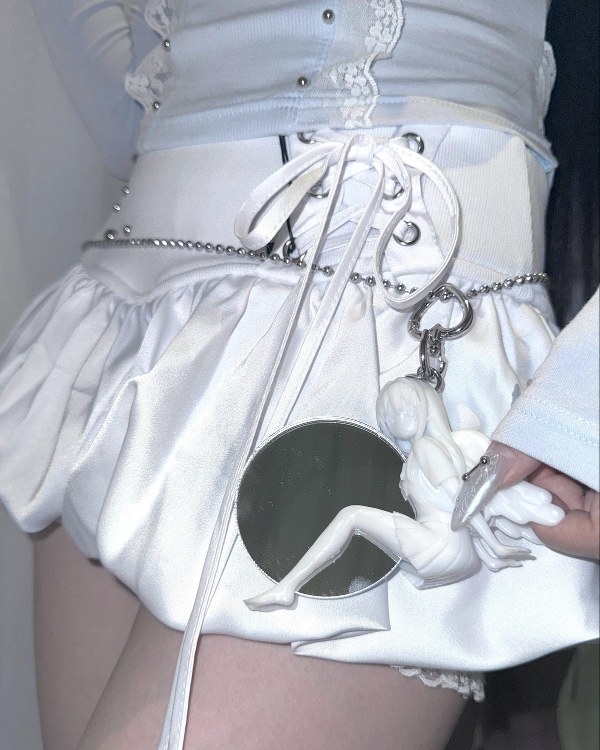 【nmtc+ × THINGS】Angel Girl Mirror Keyring