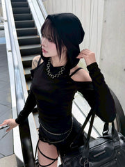 受注制【nmtc+】back slit hoodie (3color)