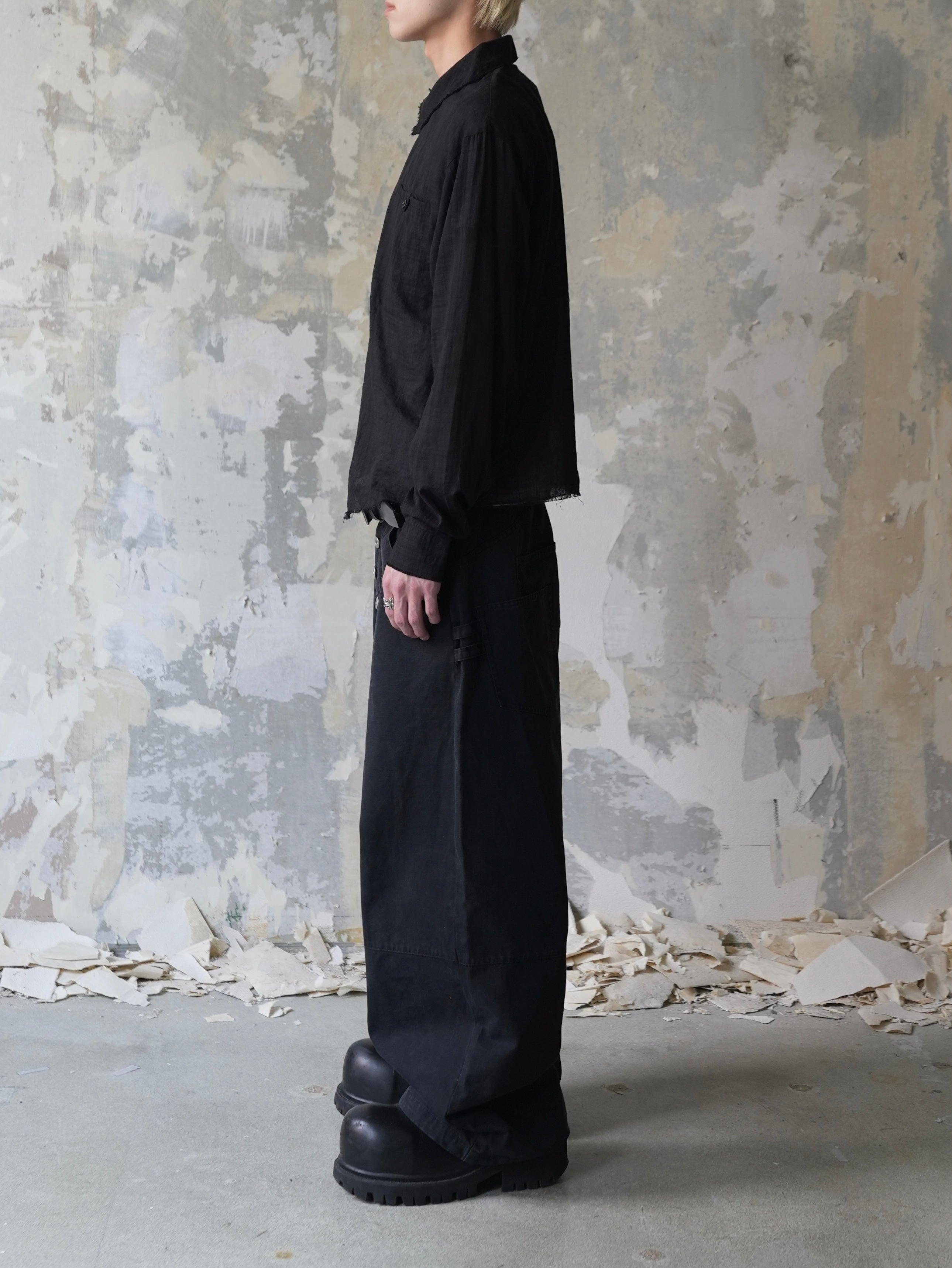 Lee fi Ne】Offset Sheer Check Shirt – PRESSING WEB SHOP