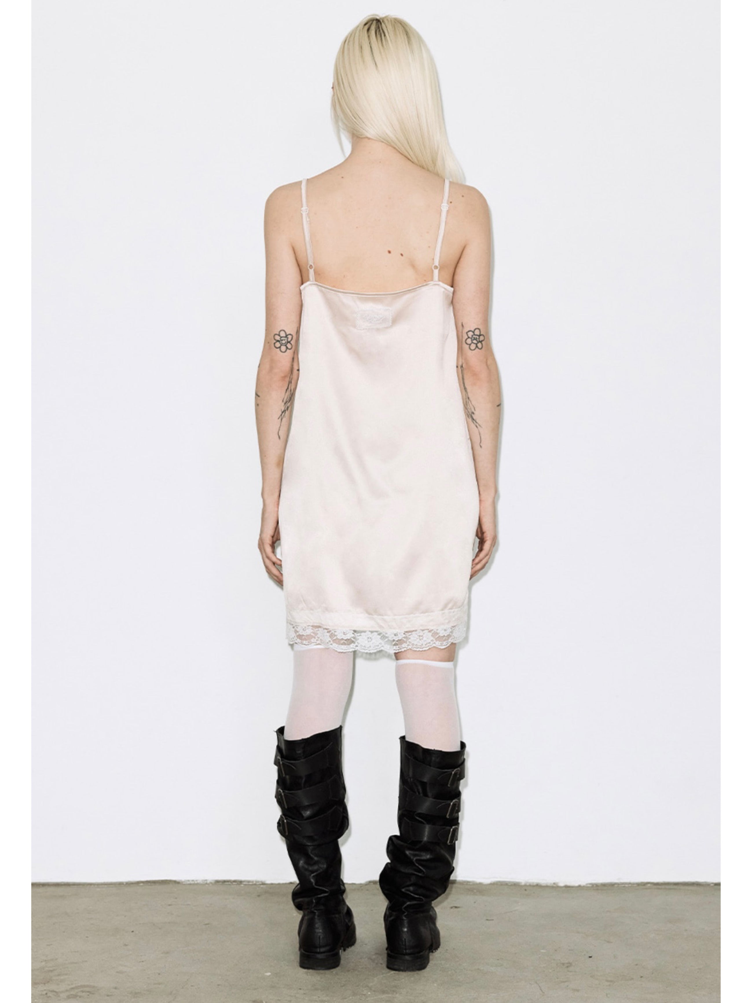 【FANCY CLUB】LACE SLIP DRESS
