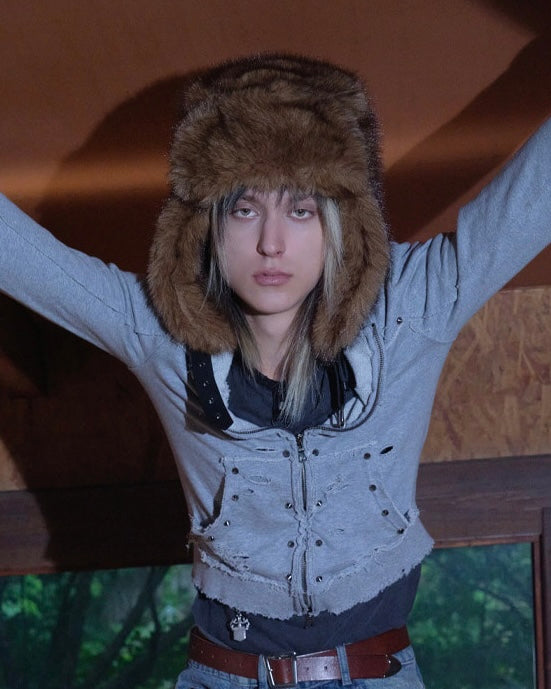 【LECYTO】Fluffy Fur Trapper Hat