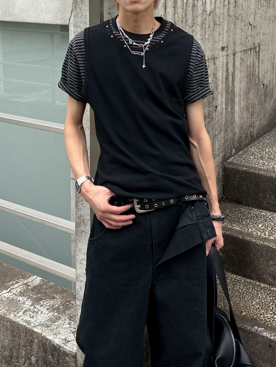 受注制【nmtc+】cross chain necklace