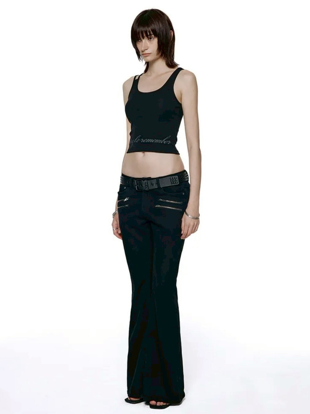 【ROCK CAKE】Back Line Strap Sleeveless