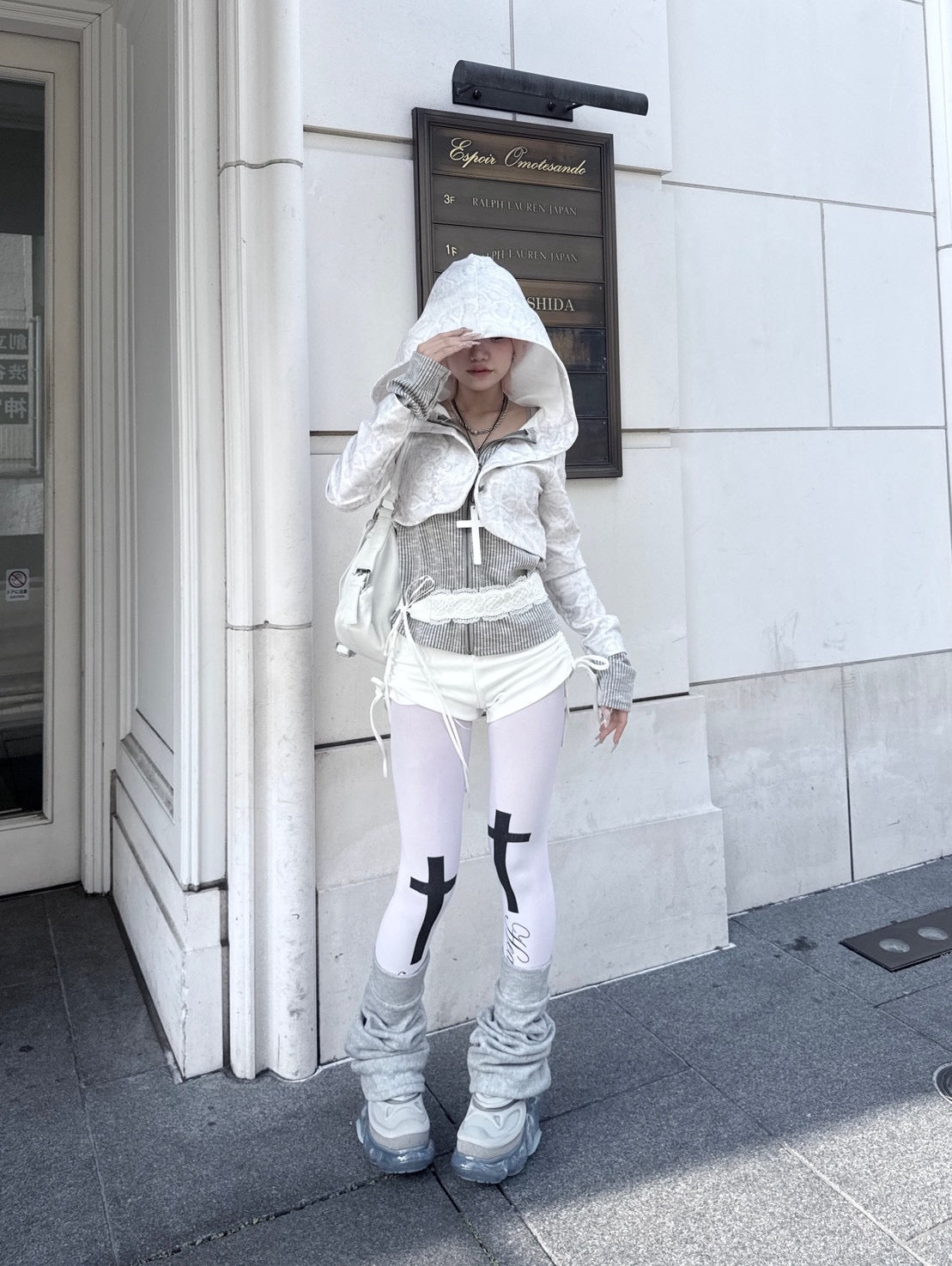 受注制【nmtc +】simple flare legwarmer (3color)