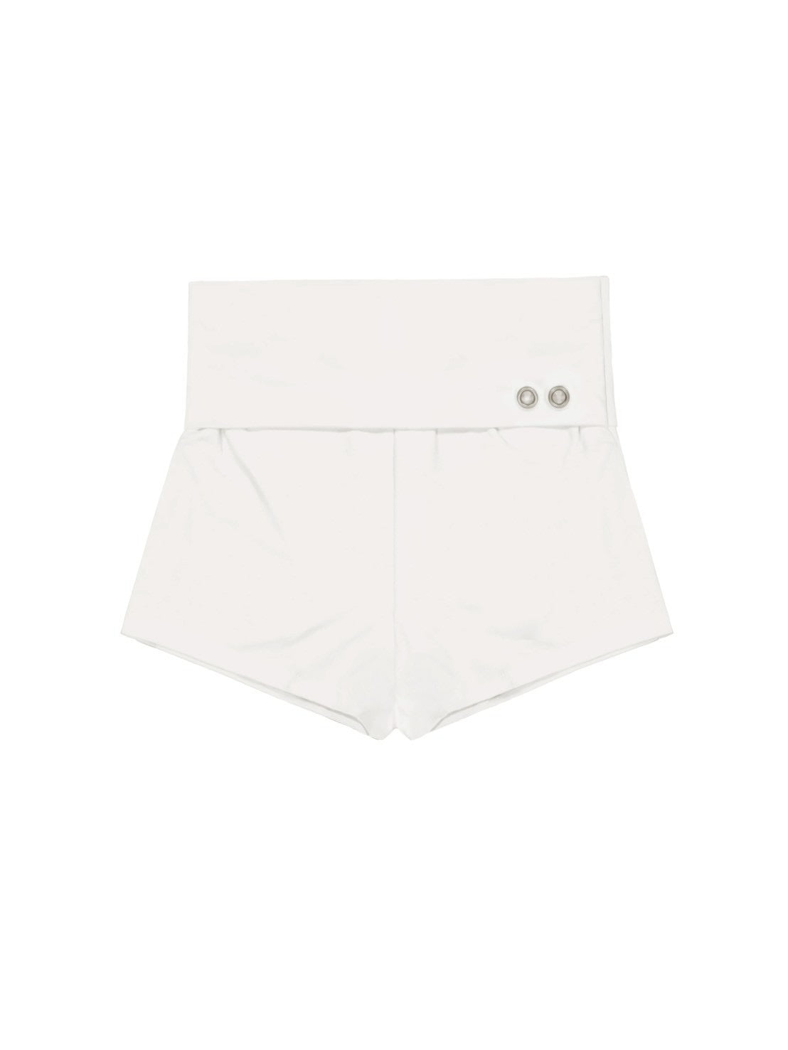 【EYEER】Foldover Waist Short Pants
