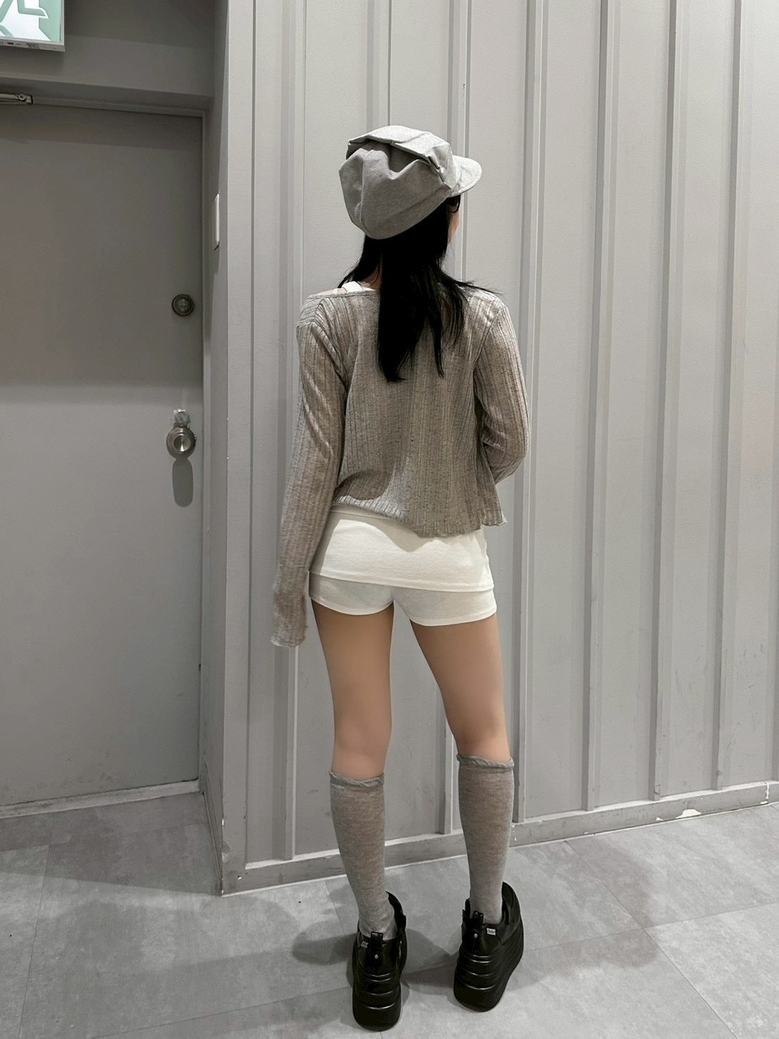 受注制【nmtc+】Sheer Bolero Cardigan (3color)