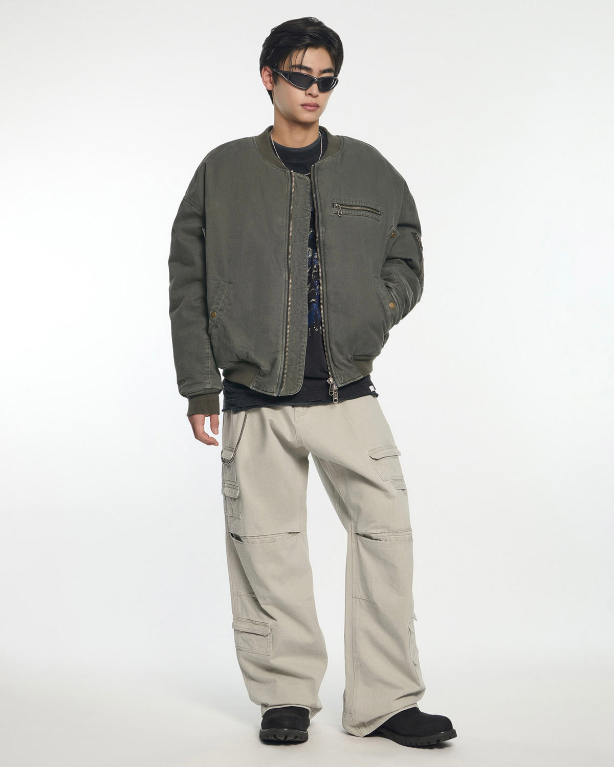 【NOMANUAL】VTG UTILITY CARGO PANTS