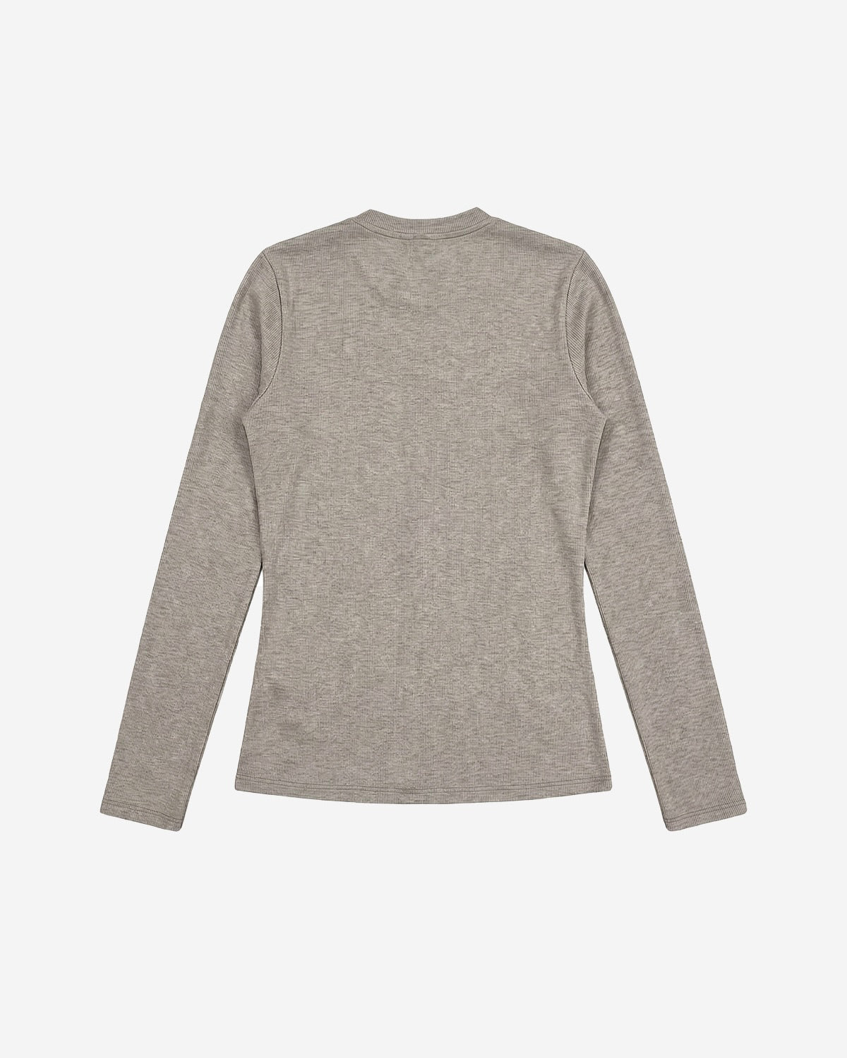 【BLR BLUER】Soft Pin-tuck Henley Long Sleeve