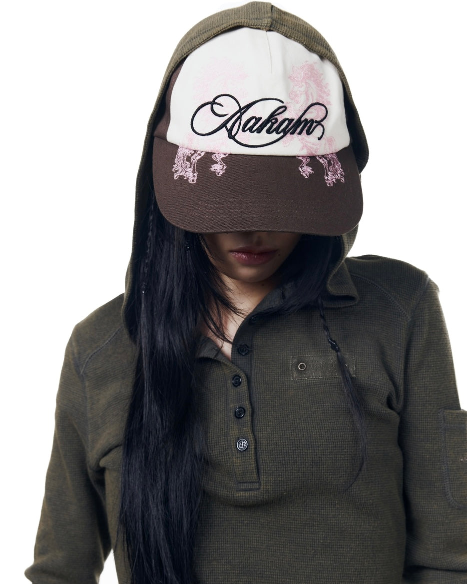 【AAKAM】Tribal Twin Horse Cap