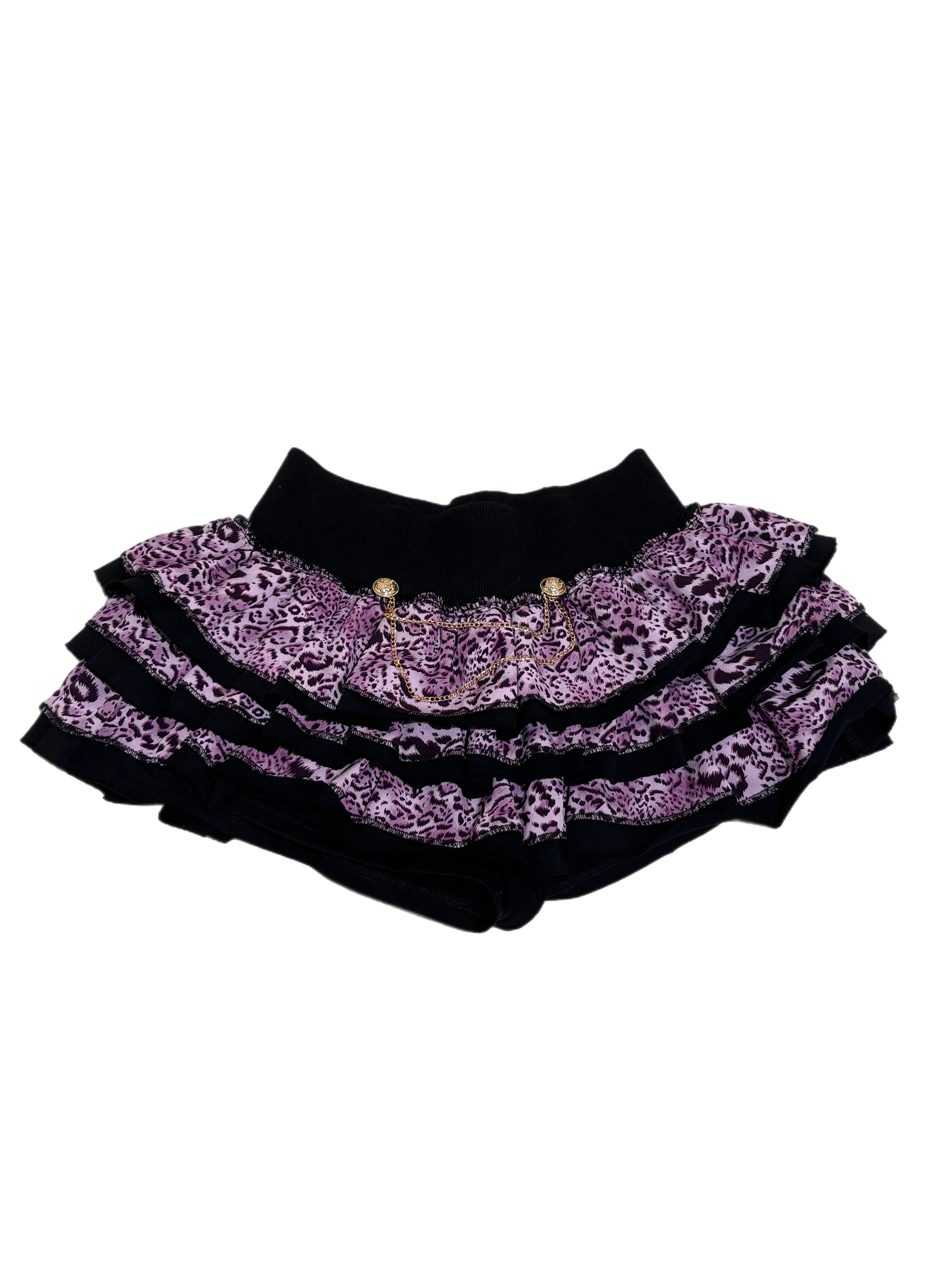 【BABY09】 baby leopard frill skirt (2color)