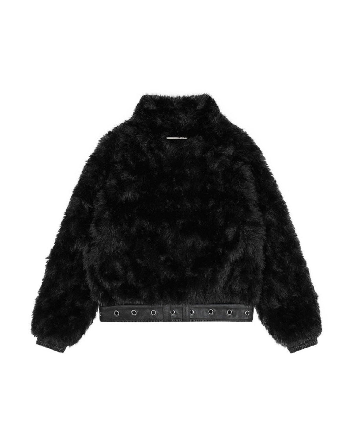【FANCY CLUB】TOGGLE LEATHER FUR JACKET
