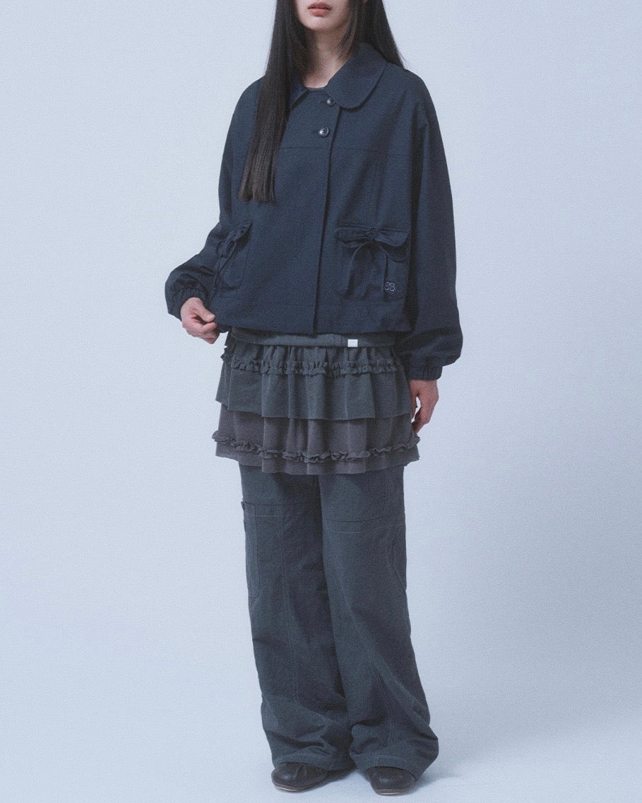 【TUOMIO】FRILL LAYERED LONG SLEEVE