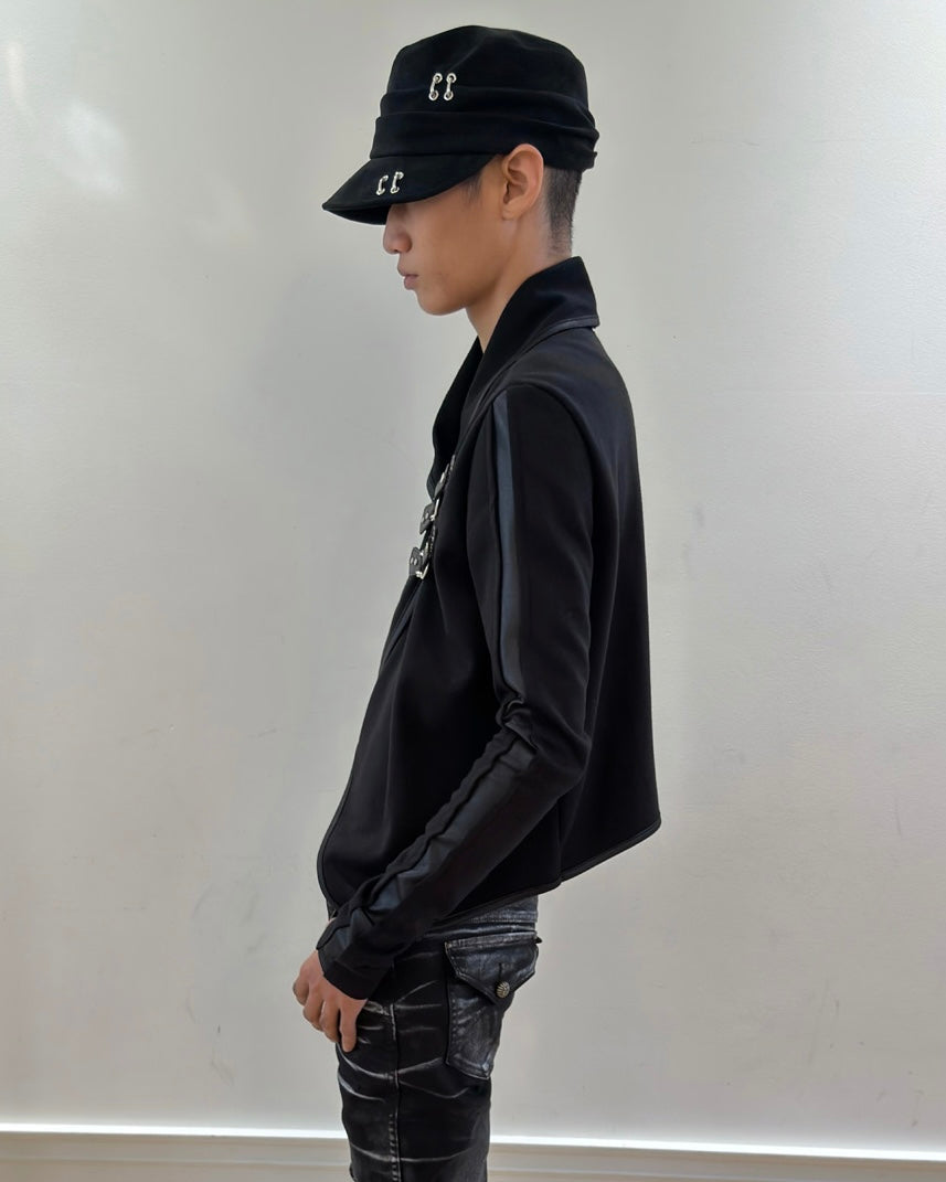 【LECYTO】Multiple Pierced Flap Cap