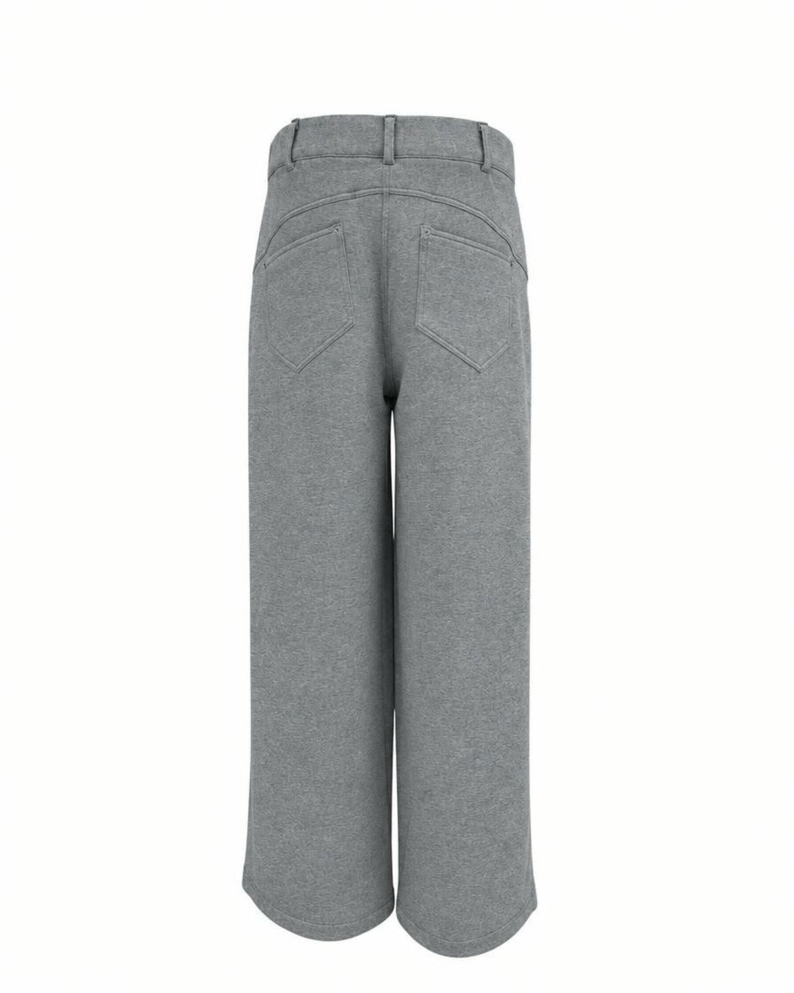 受注制【nmtc+】Curved Seam Wide Sweat Pants (2color)