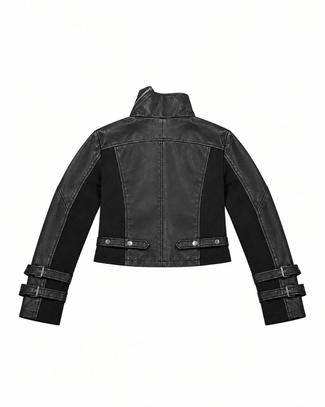 受注制【Never mind the XU】Utility Leather Rider Jacket