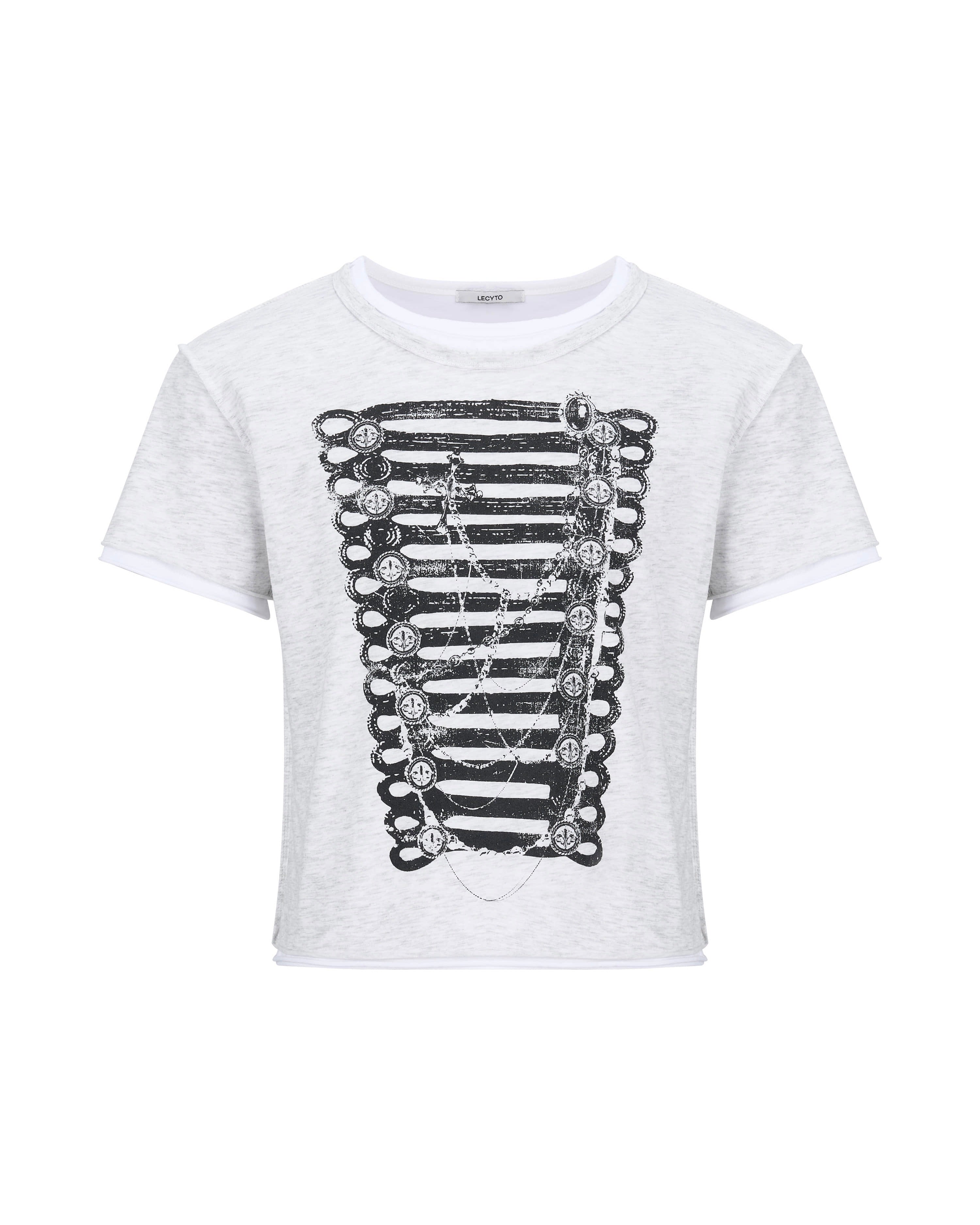 【LECYTO】Monarque Layered T-Shirt