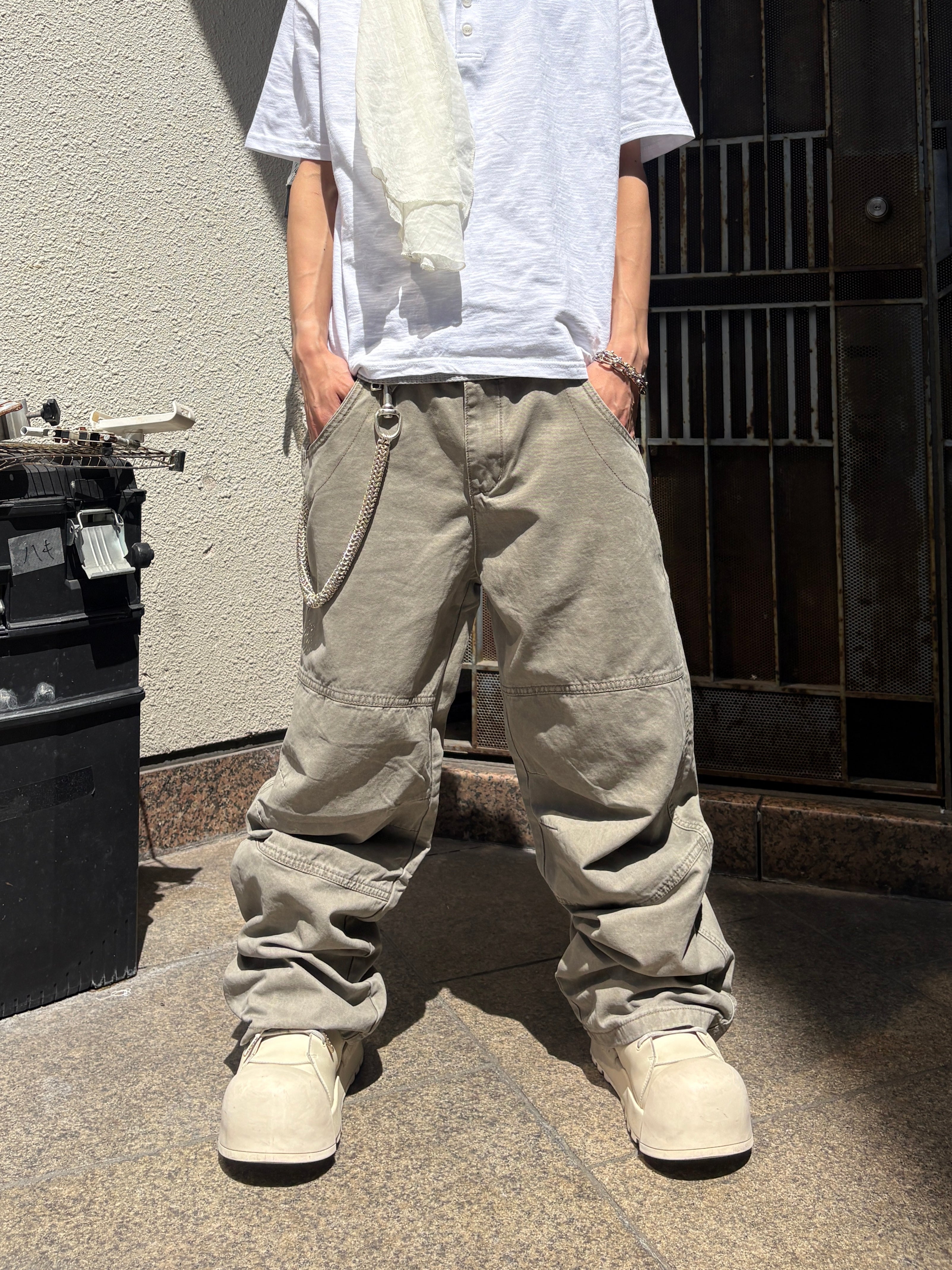 受注制【youll】Semi wide cotton pants (2color)