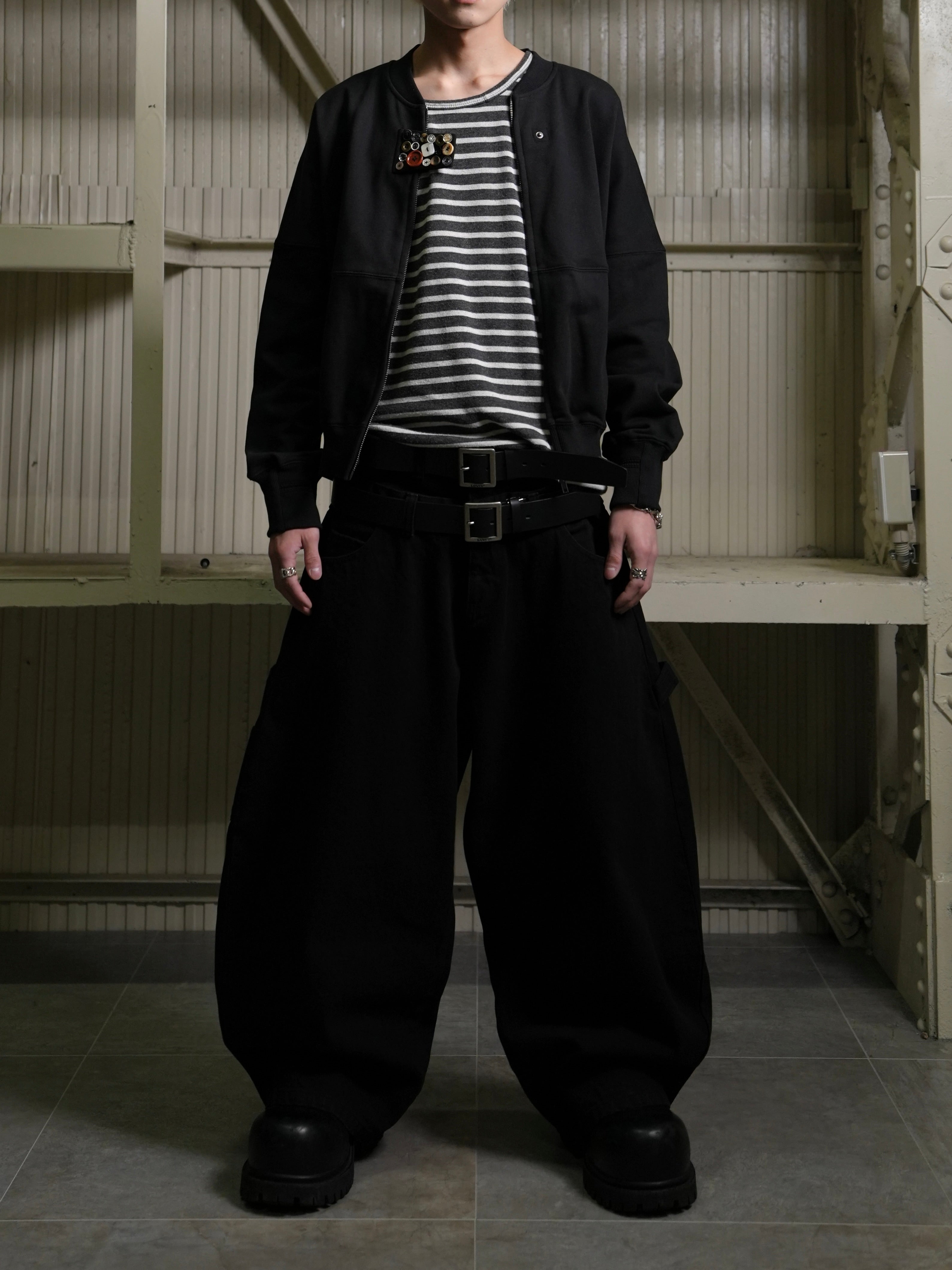 Lee fi Ne】Double Waist Baggy Jeans – PRESSING WEB SHOP