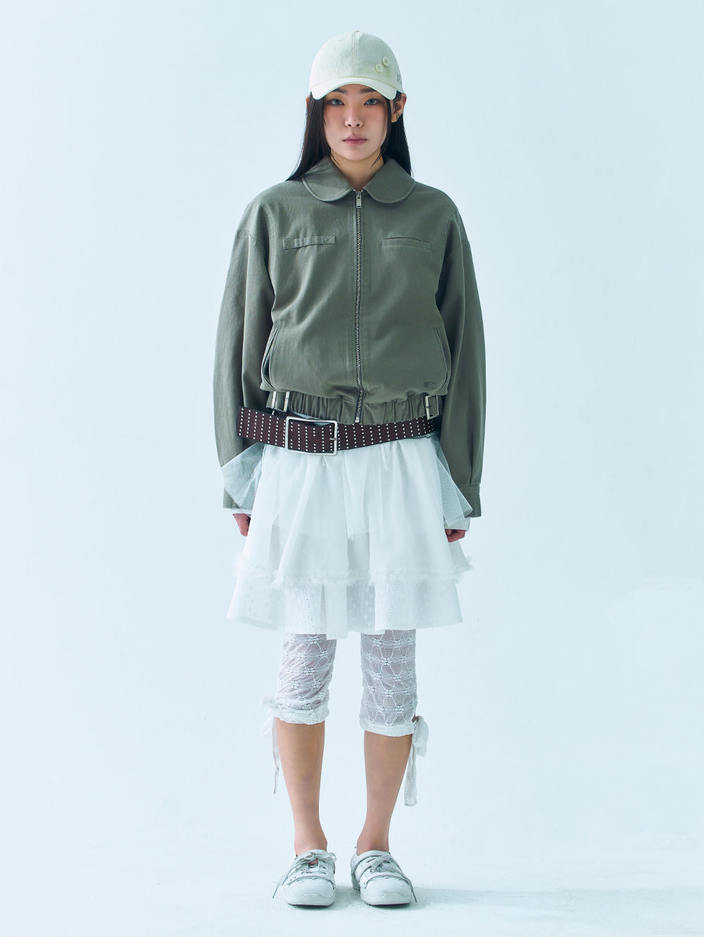 【TUOMIO】BUTTON RIBBON CAP