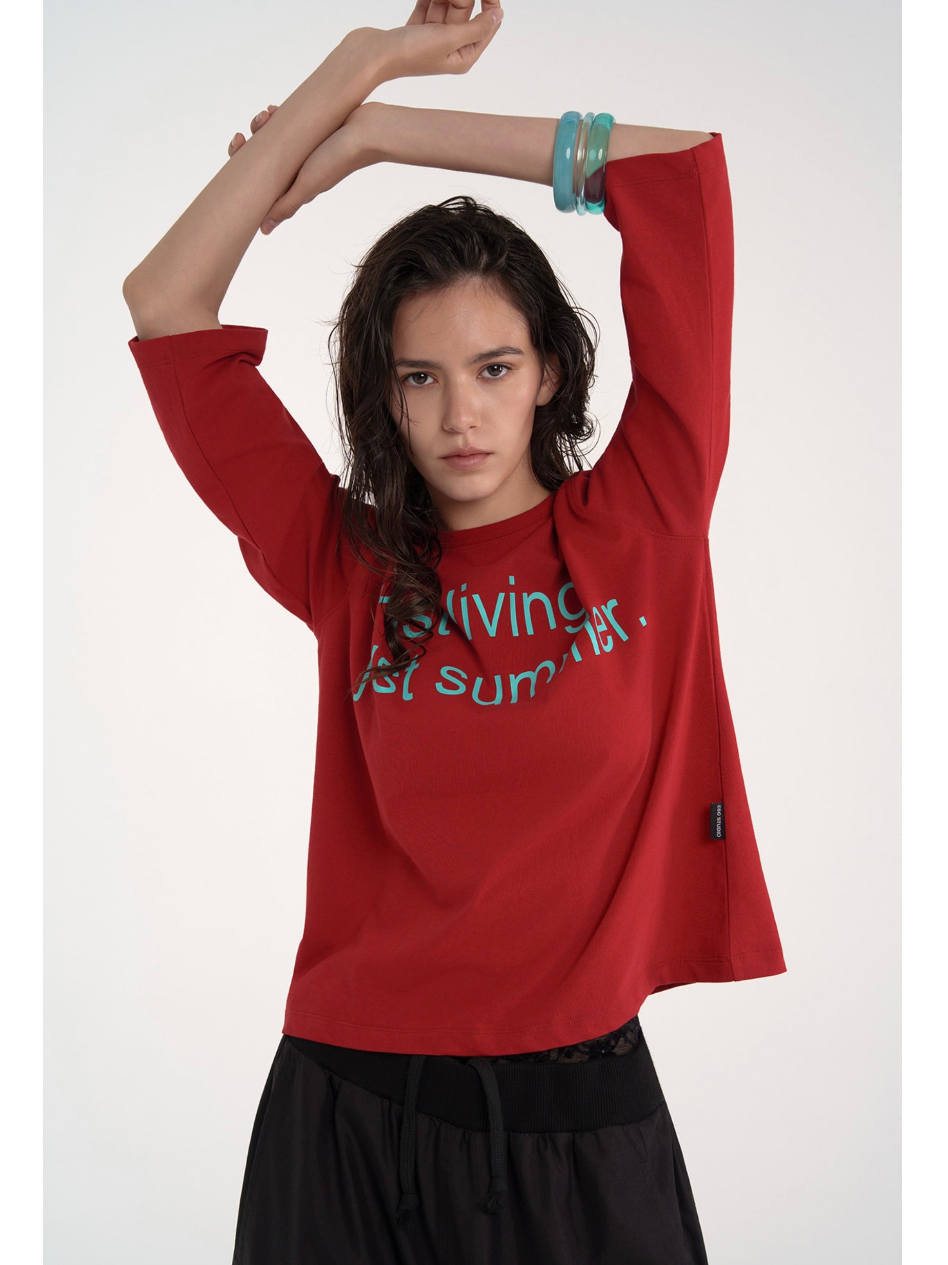 【ESC STUDIO】just summer t-shirt