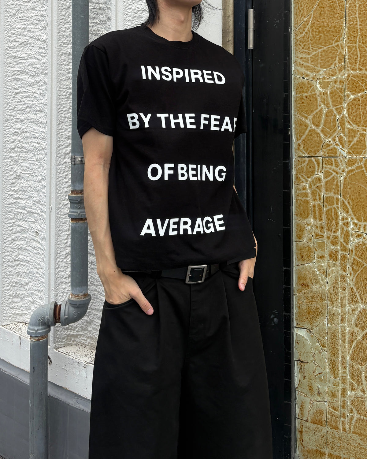 受注制【youll】message tee (3color)