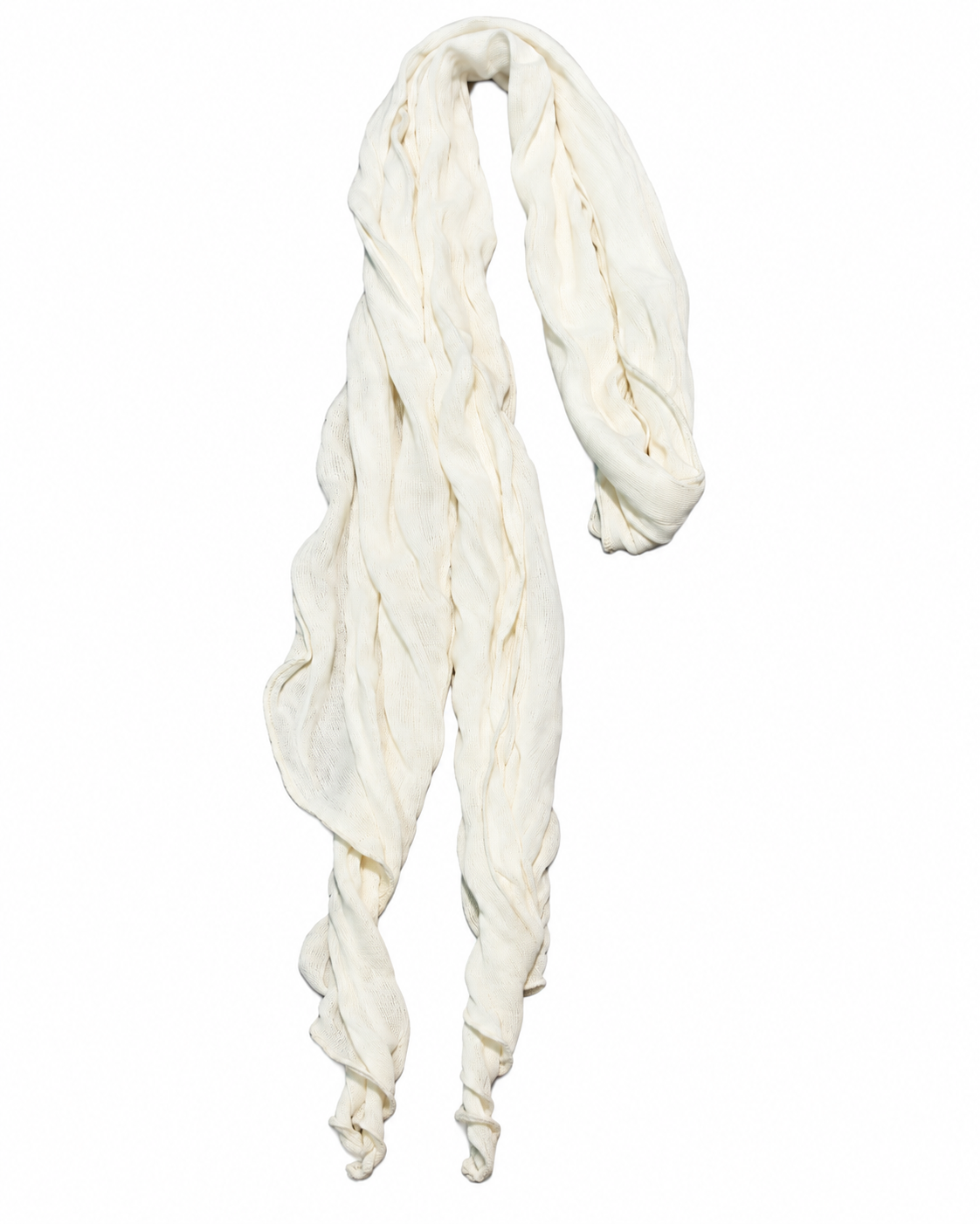 受注制【Never mind the XU】TWISTED LONG SCARF (4color)