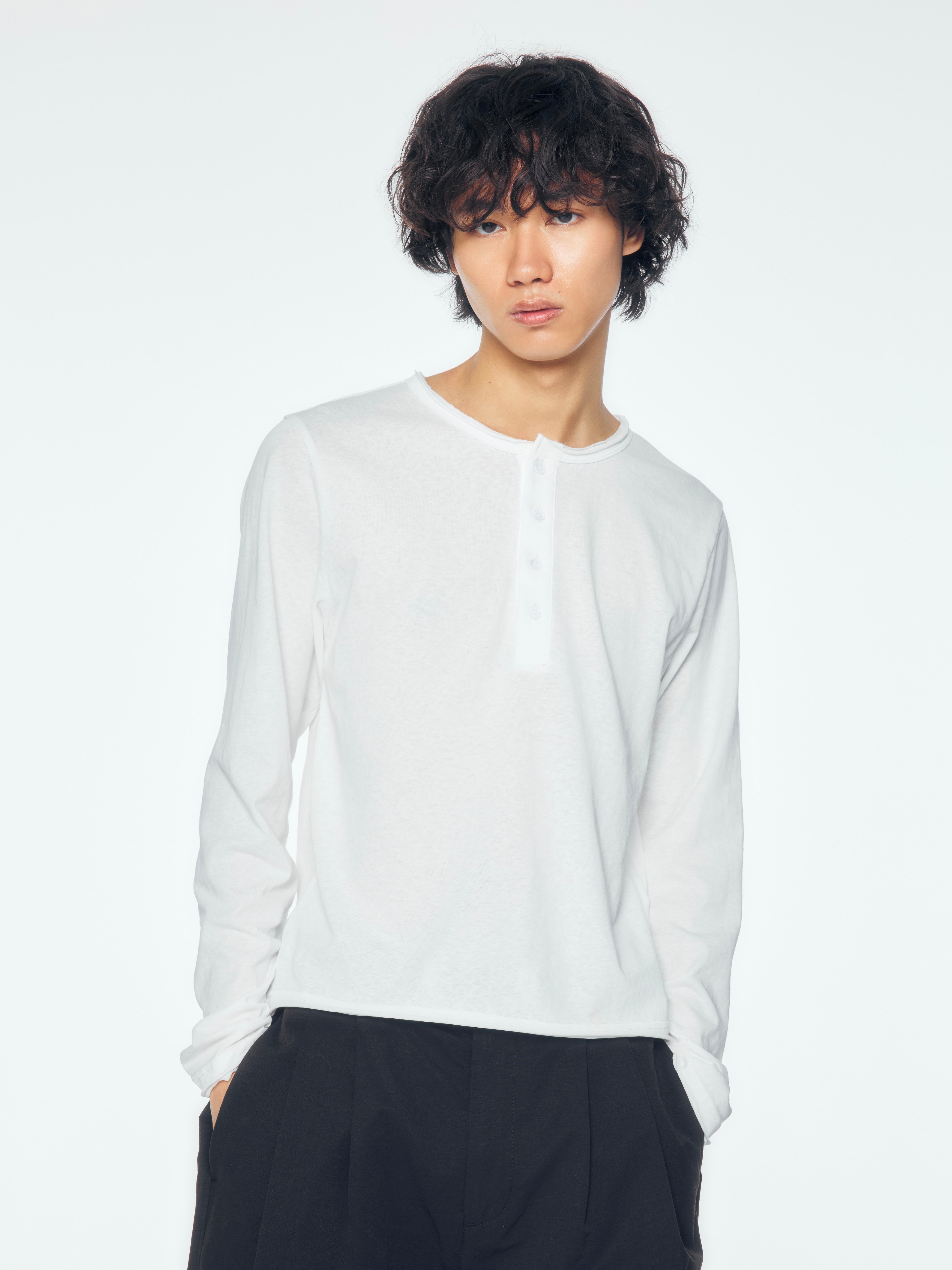 【CS】cut off henry neck tee