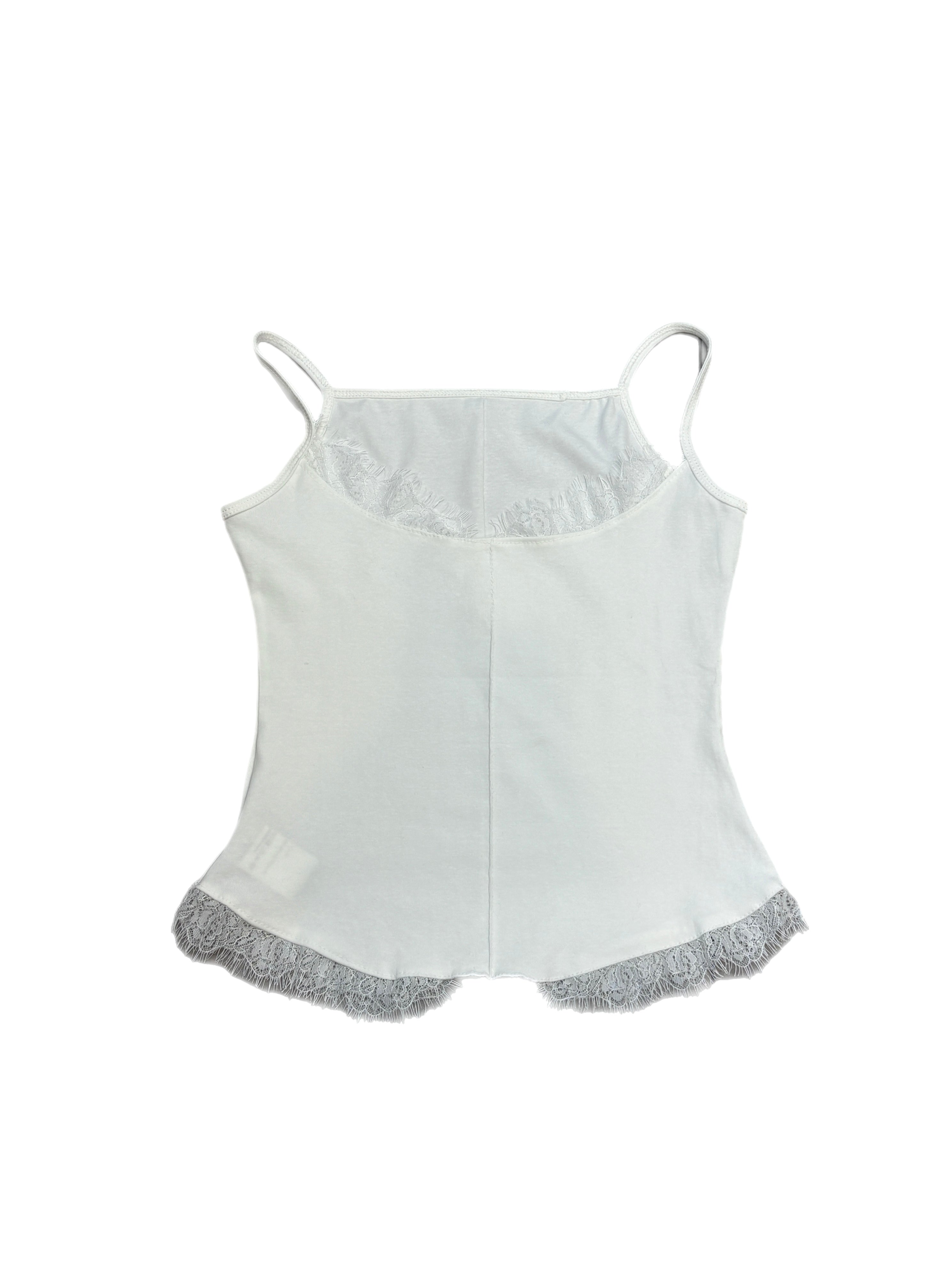国際配送【Never mind the XU】SHEER LACE CAMISOLE
