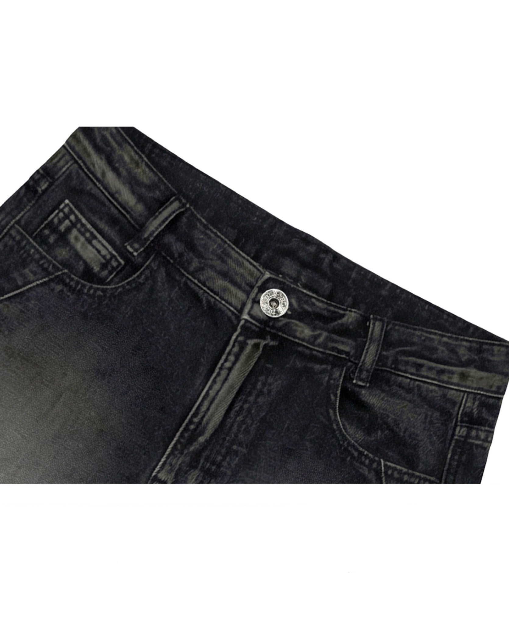 【BLR BLUER】Marked Silence Denim Pants