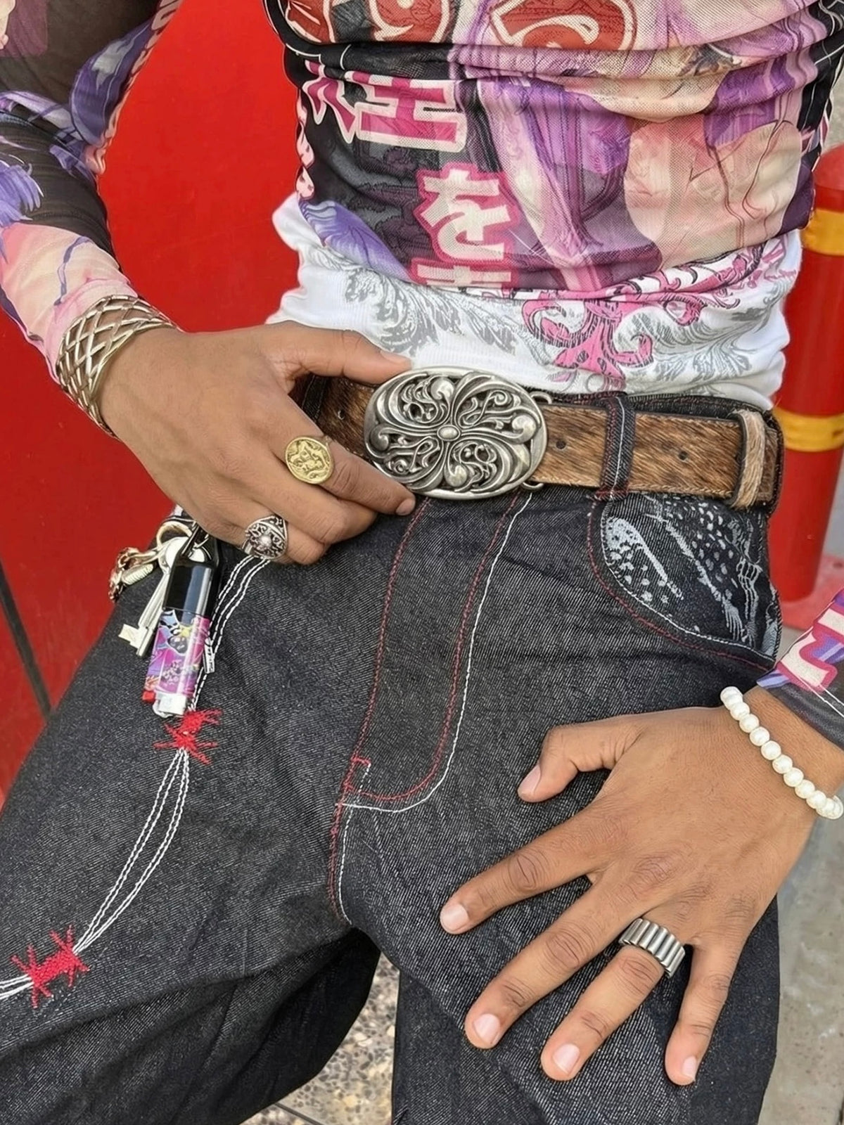 【DND4DES】Honeysuckle Pattern Belt ver.1