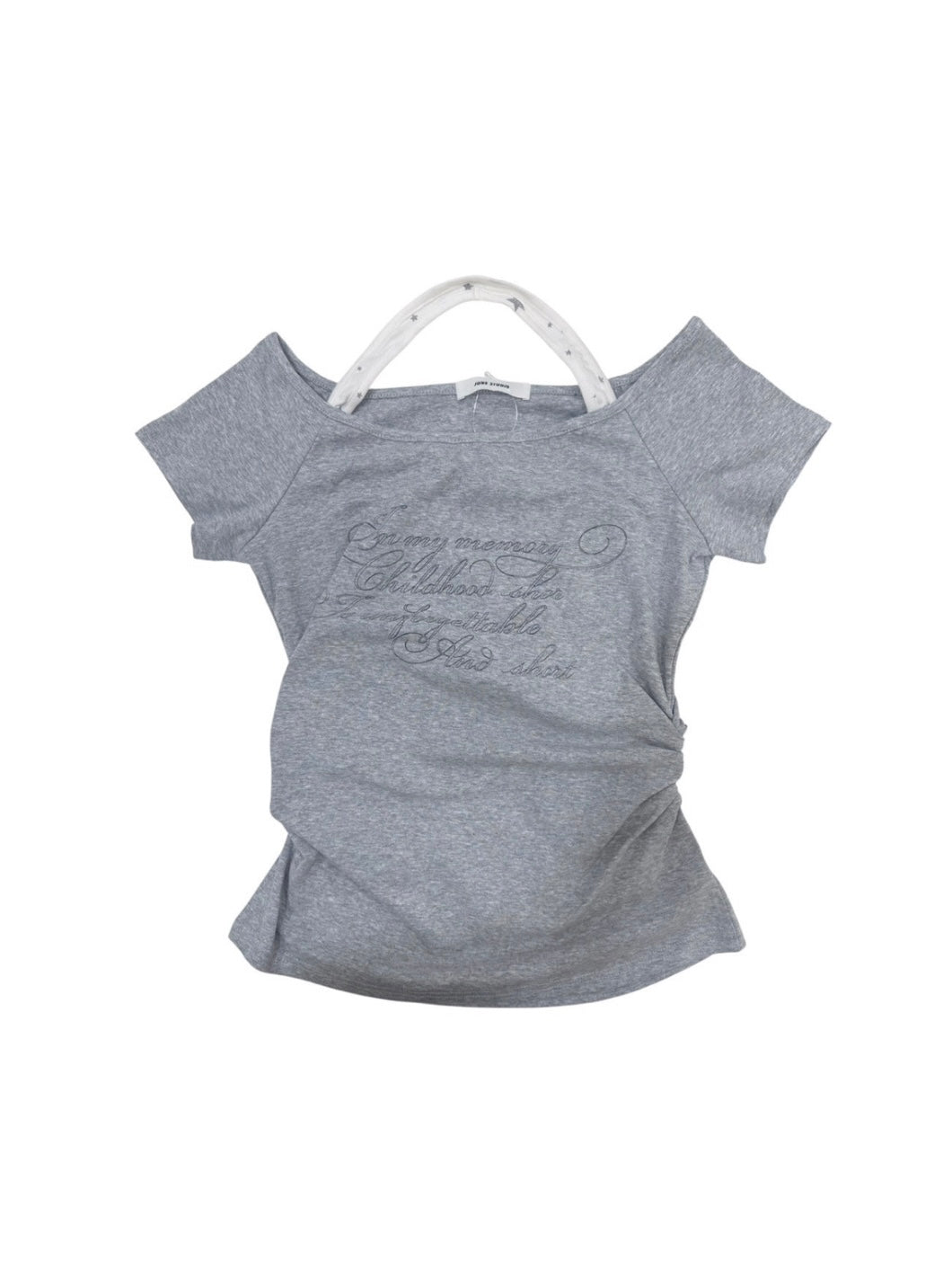 6/19 20:00発売 受注制【nmtc+】Bijou Halter Layered Tee (3color)