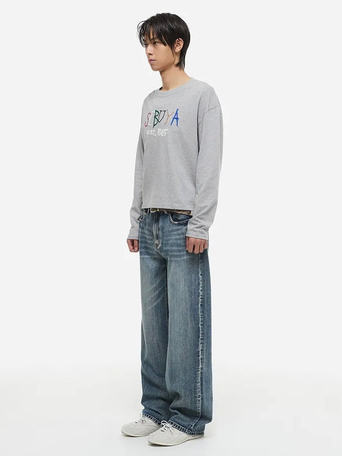 【DNSR】Relax Wide Denim Pants