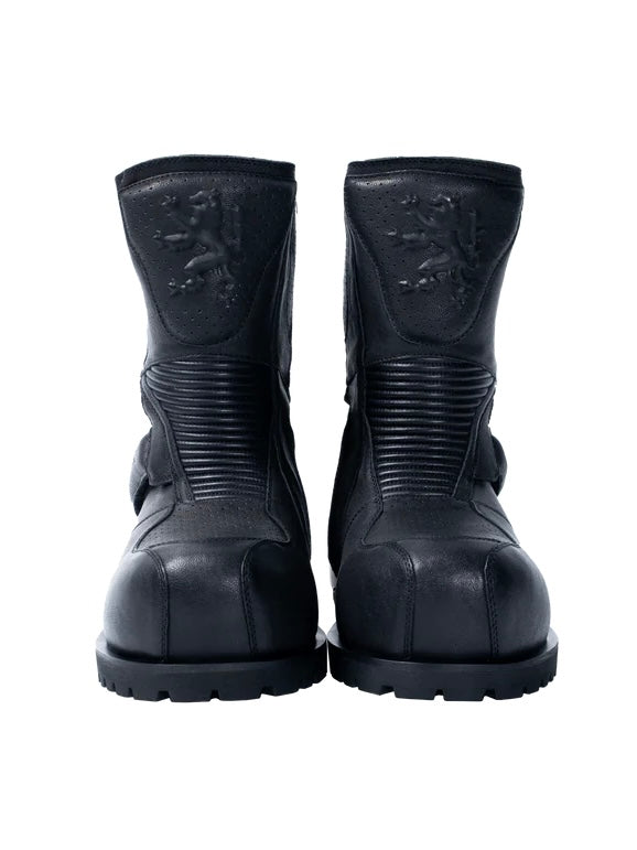 【F.V.V.O】Armored Leather Mid Boots