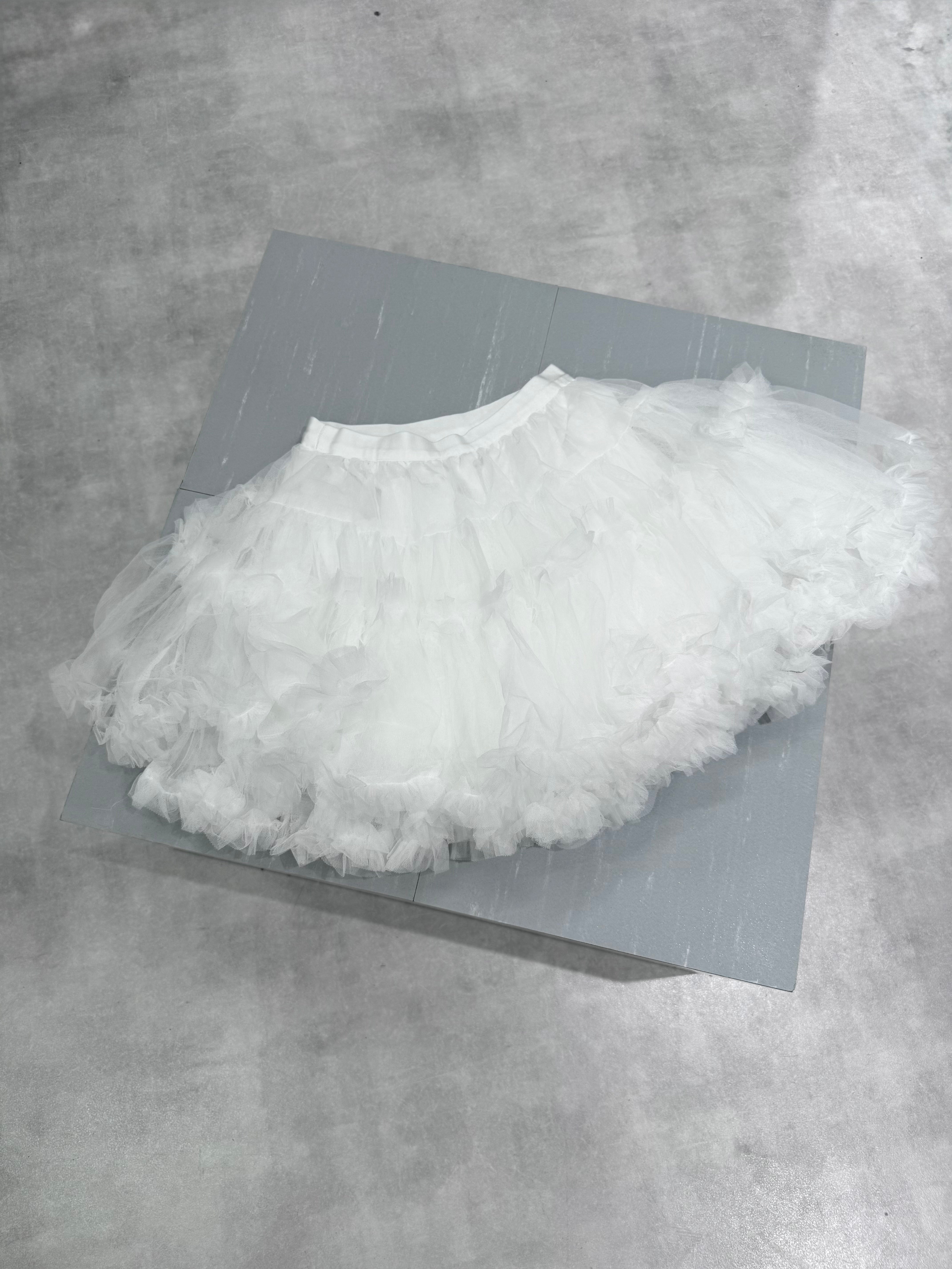 7/17 20:00 発売 国際配送【Nerd out XU】volume frill skirt (4color)