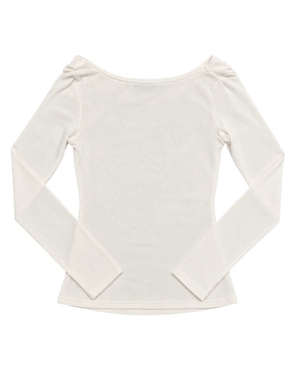 受注制【Never mind the XU】Draped ruched tie set top (4color)