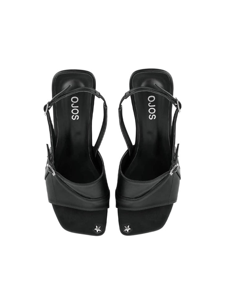 【OJOS】Star Slingback Heels