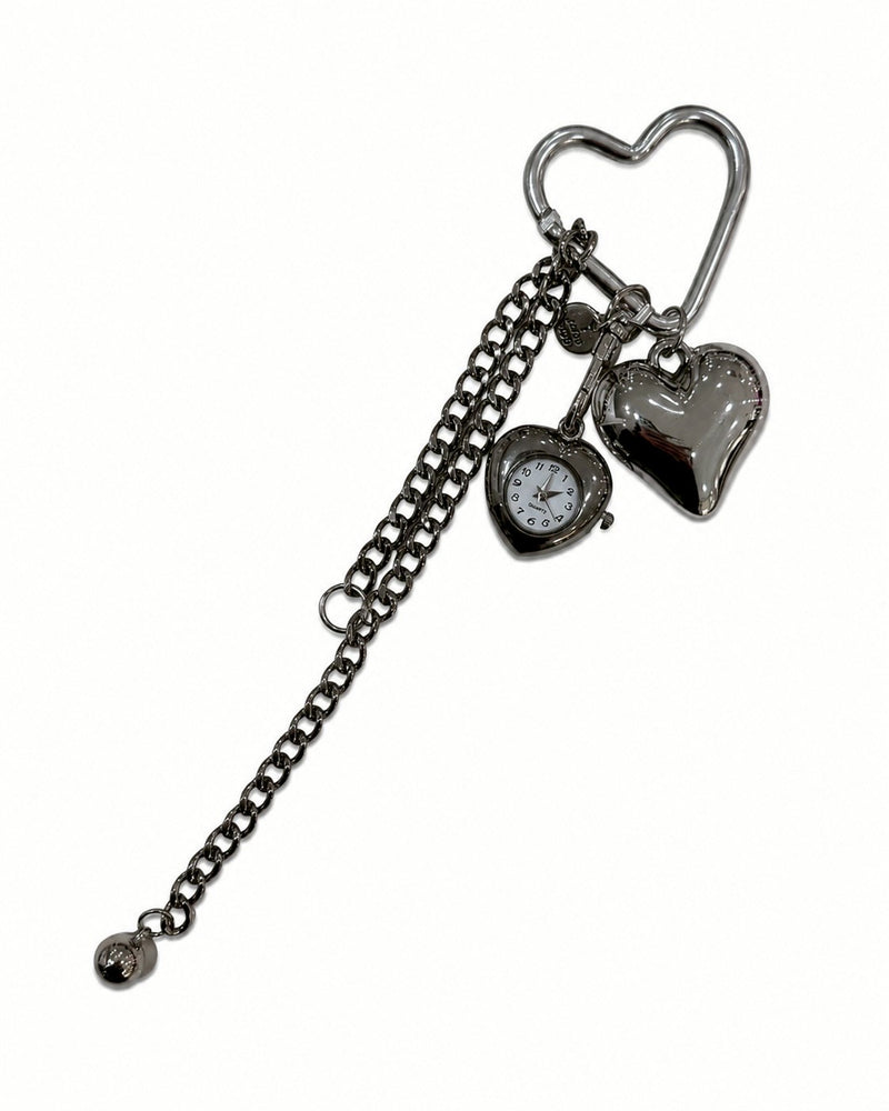 渋谷109店WEB限定受注制【nmtc+】heart clock keyring