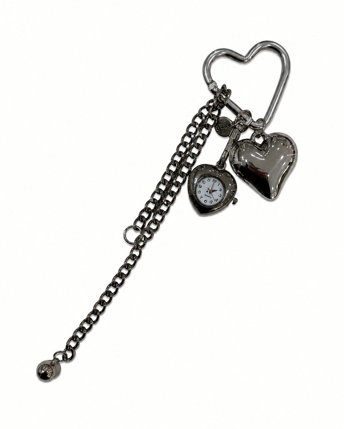 渋谷109店WEB限定受注制【nmtc+】heart clock keyring