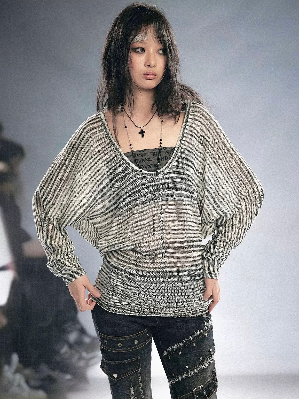 【Cest Nous】Hooded Crop Top