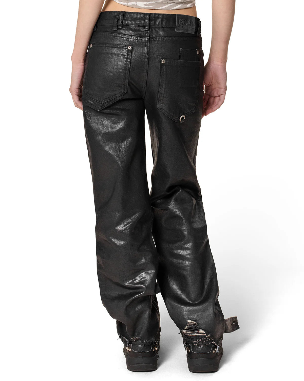 【RACER WORLDWIDE】Coated Slim Denim