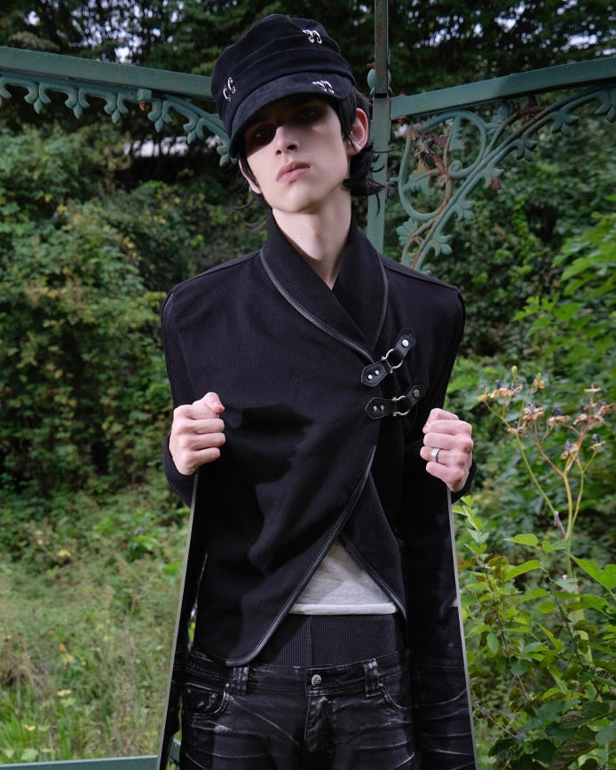 【LECYTO】Multiple Pierced Flap Cap
