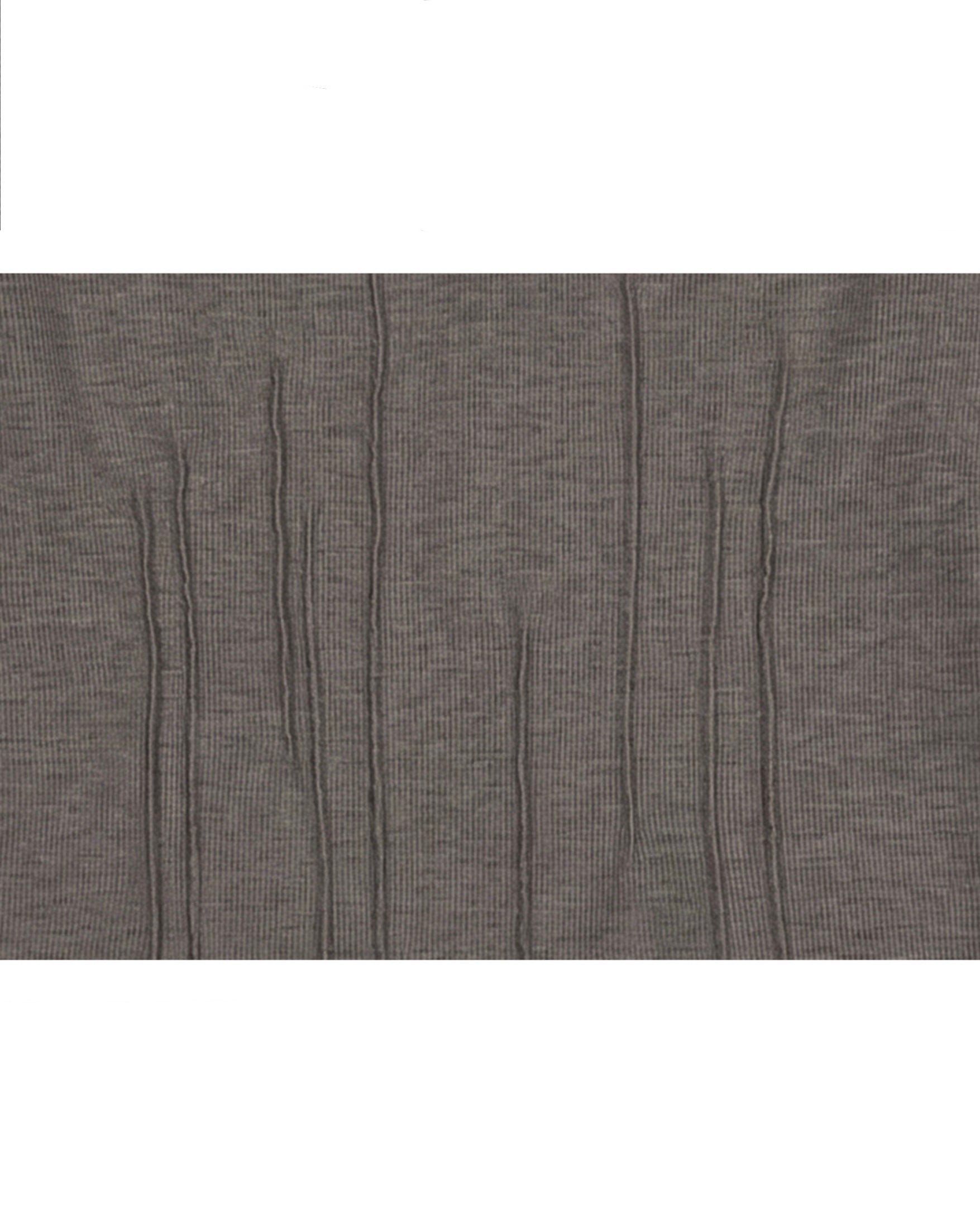 【BLR BLUER】Soft Pin-tuck Henley Long Sleeve