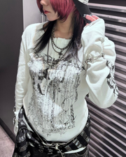 国際配送【BABY09】dark waffle long sleeve