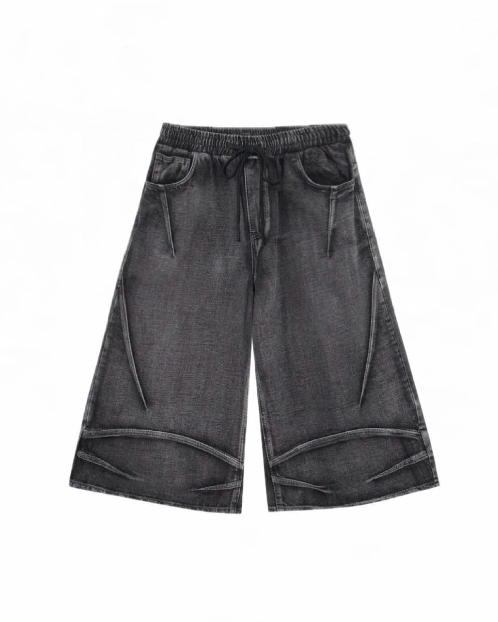 受注制【LUV CODE】max wide bermuda pants (2color)