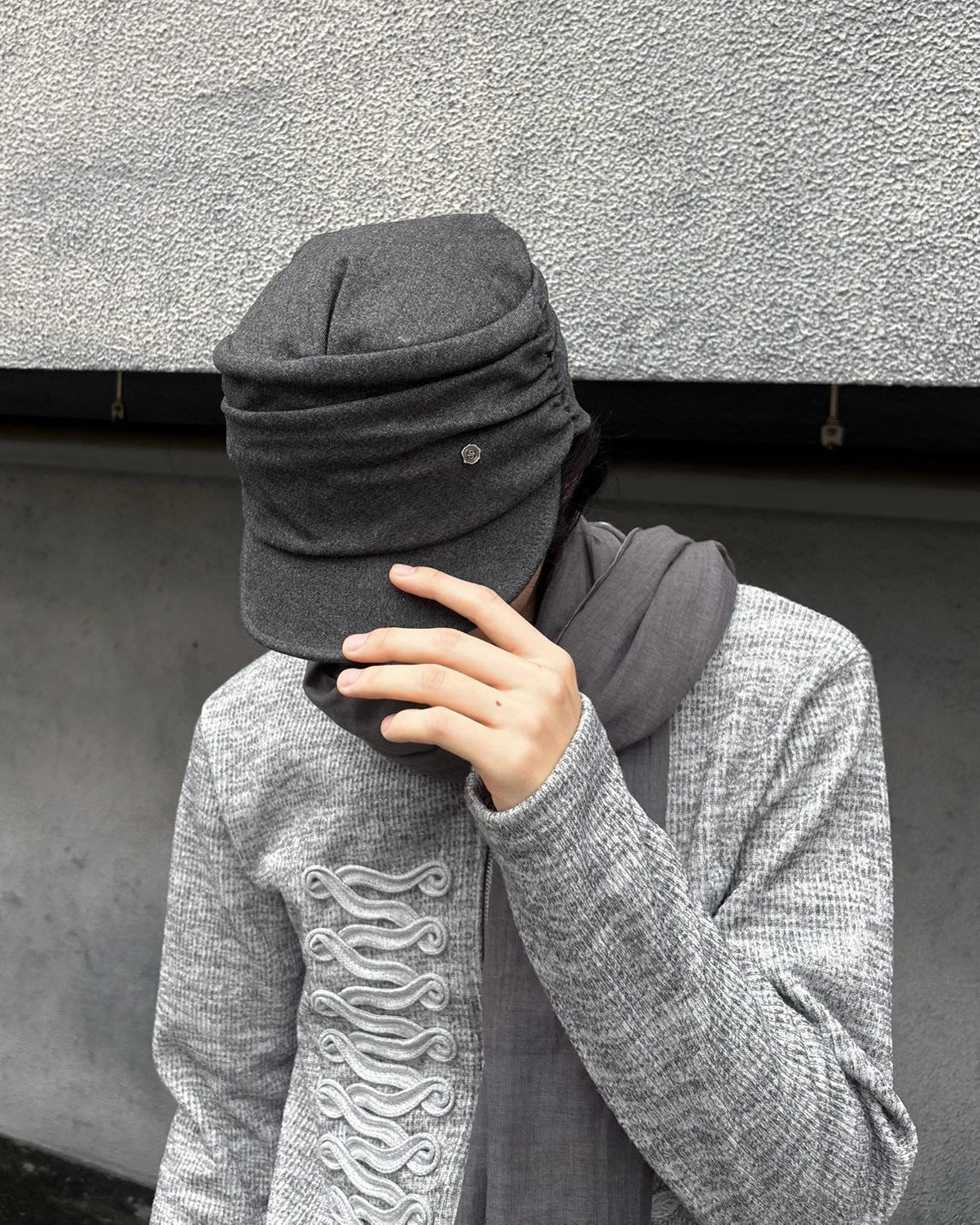 受注制【nmtc+】Ruched Casquette (2color)