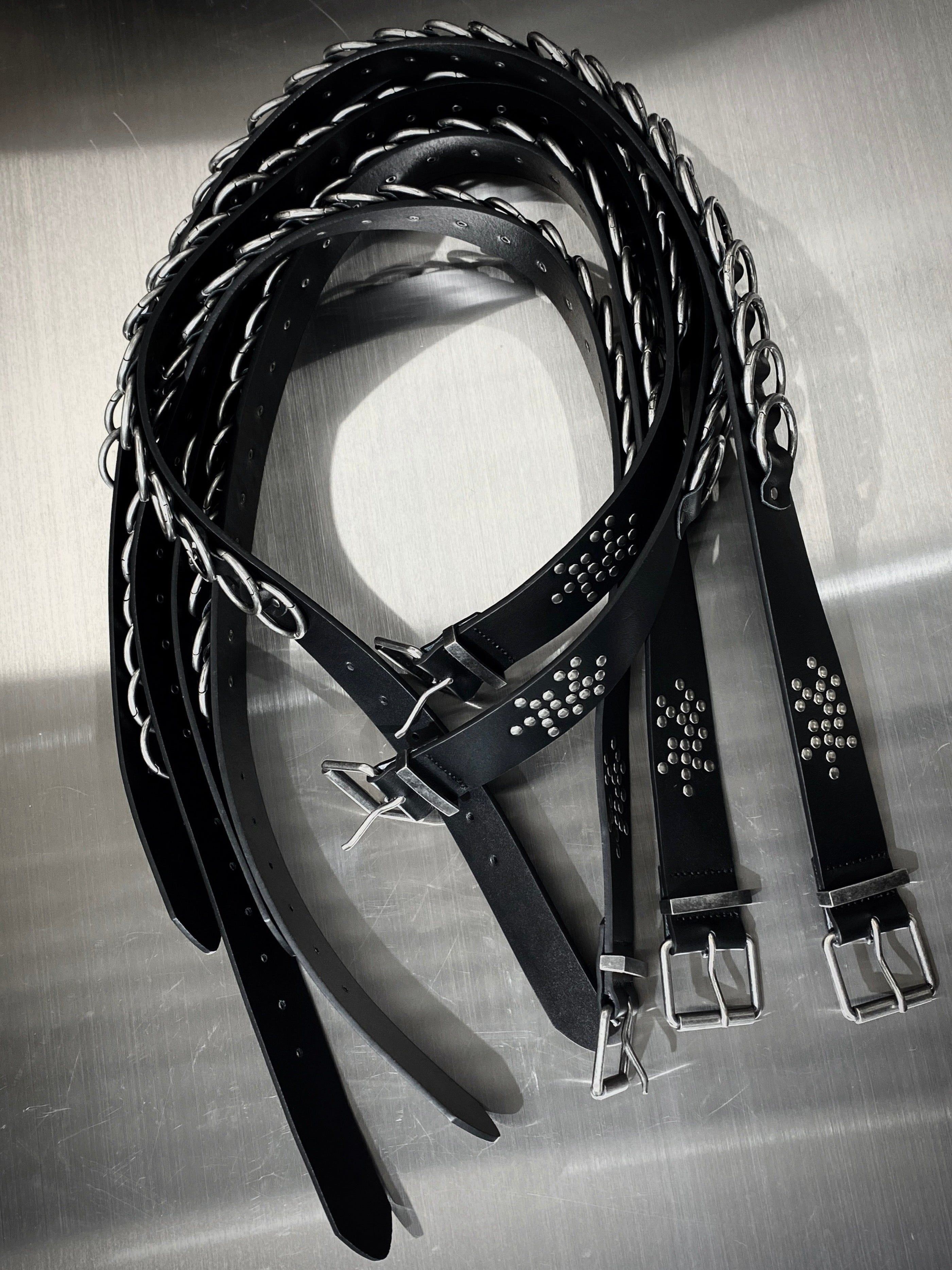 4/27 20:00発売【YIKAI LABORATORY】antiue 00ring  calfskin  belt