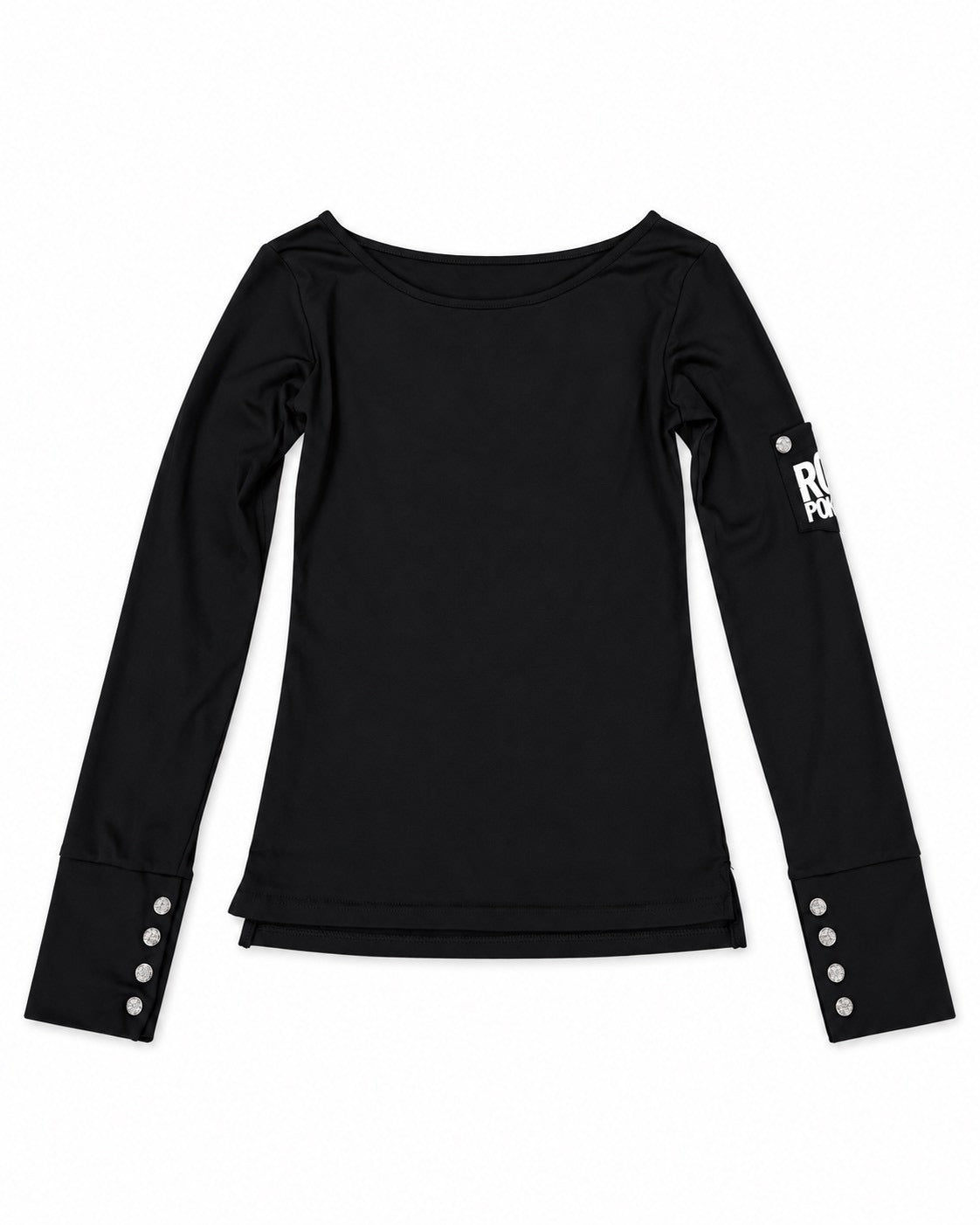受注制【Never mind the XU】Back graphic slim top (2color)