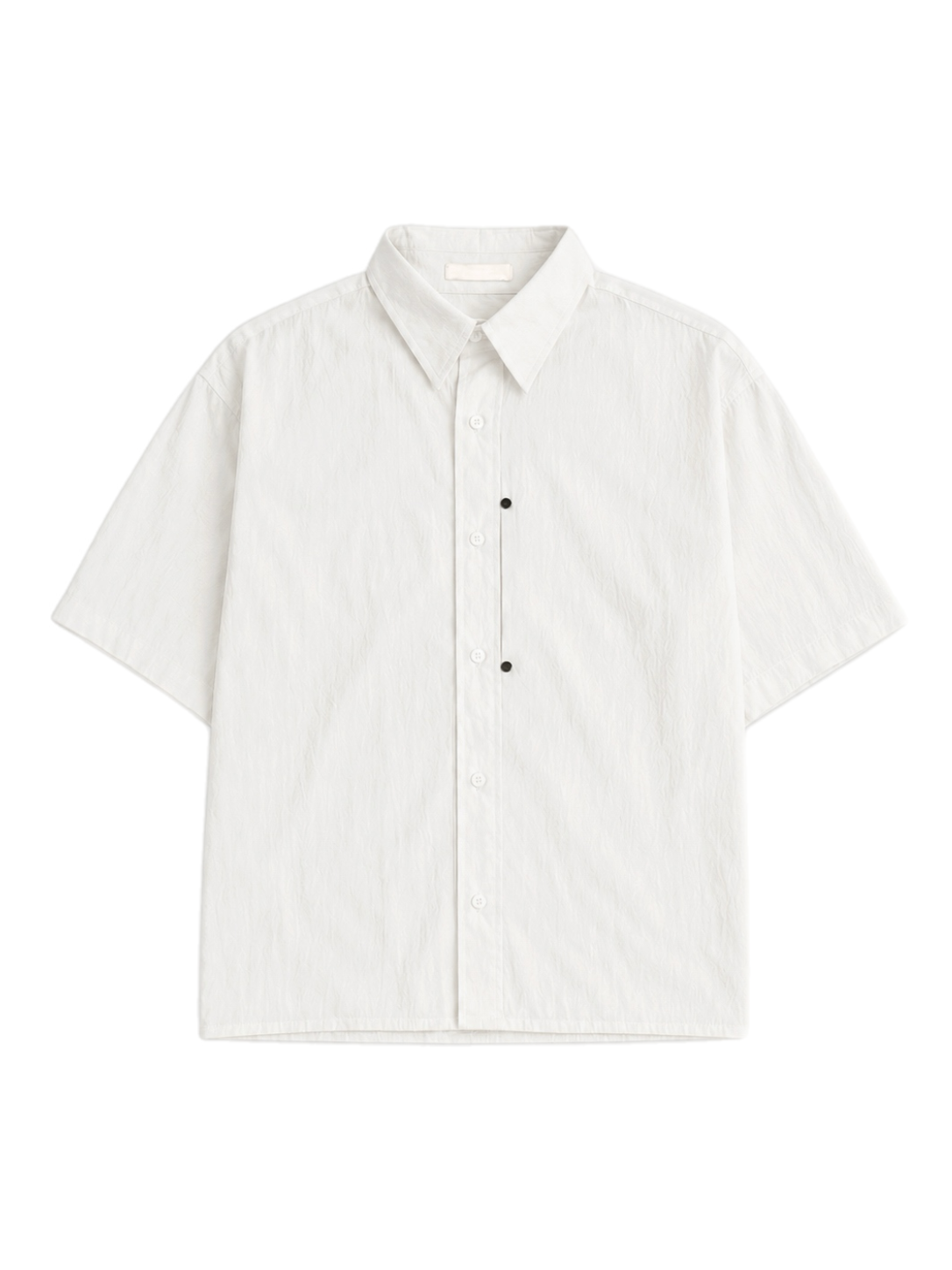 受注制【Chikashitsu +】cropped rivet shirt (3color)