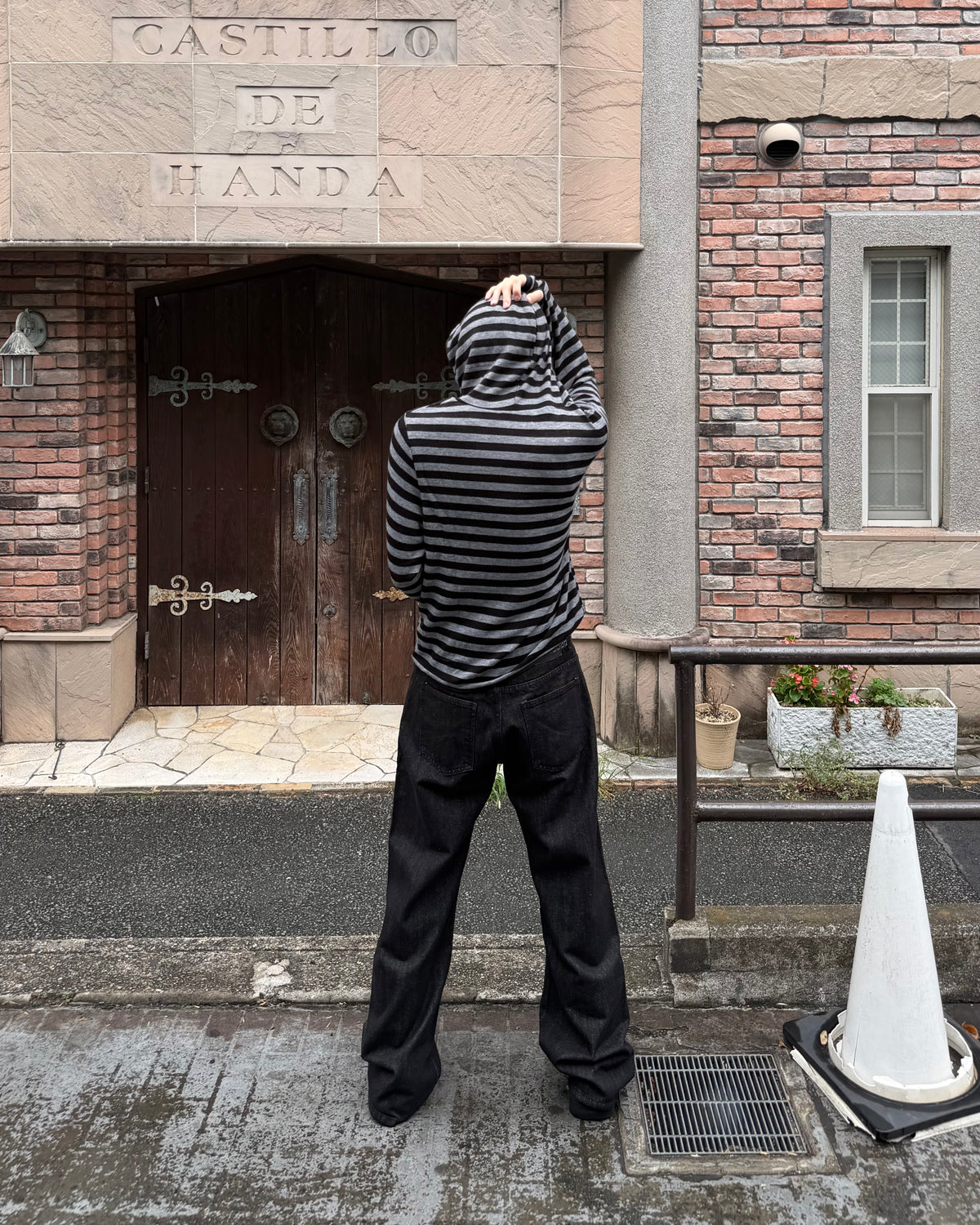 受注制【youll】button fly flare denim pants